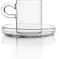 Piuma Coffee Cup - Transparent, Borosilicate Glass alternate view