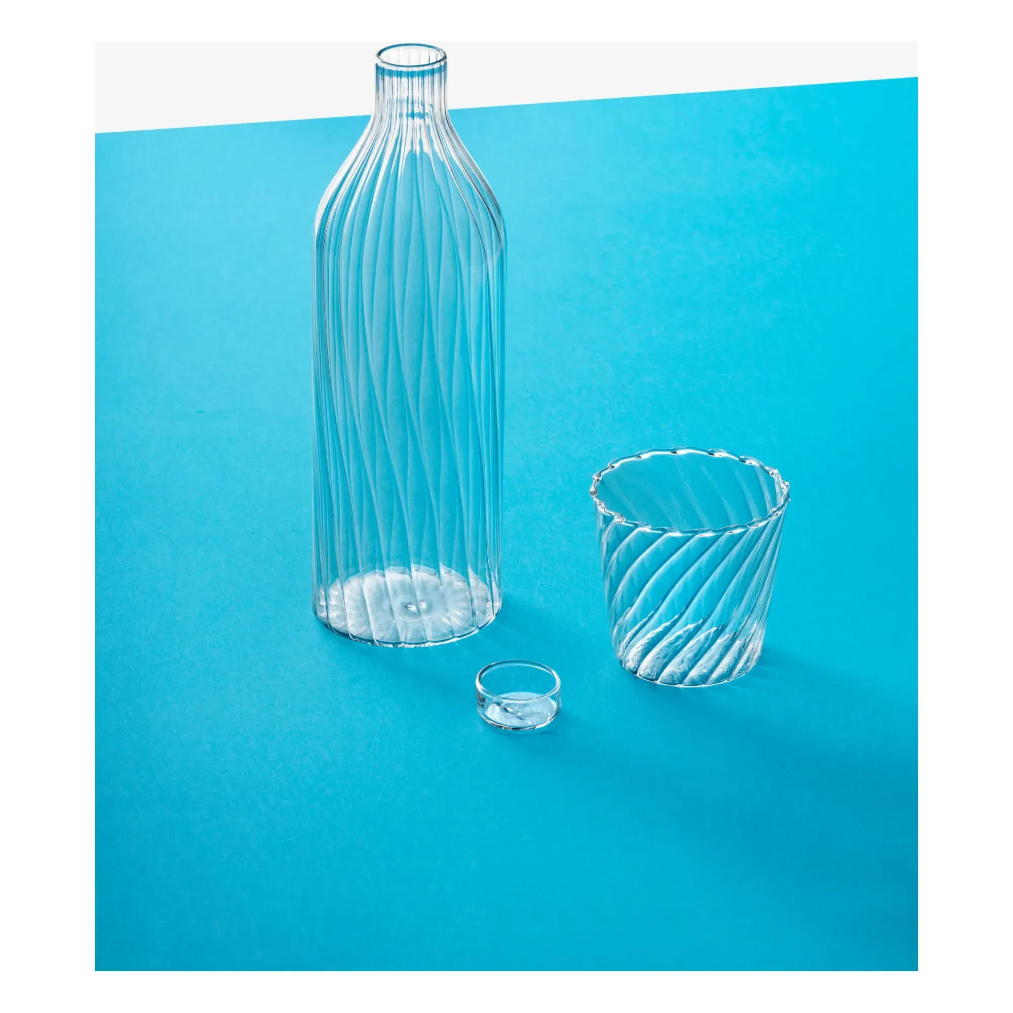 Venezia Ottico Round Glass - Transparent, Borosilicate Glass alternate view