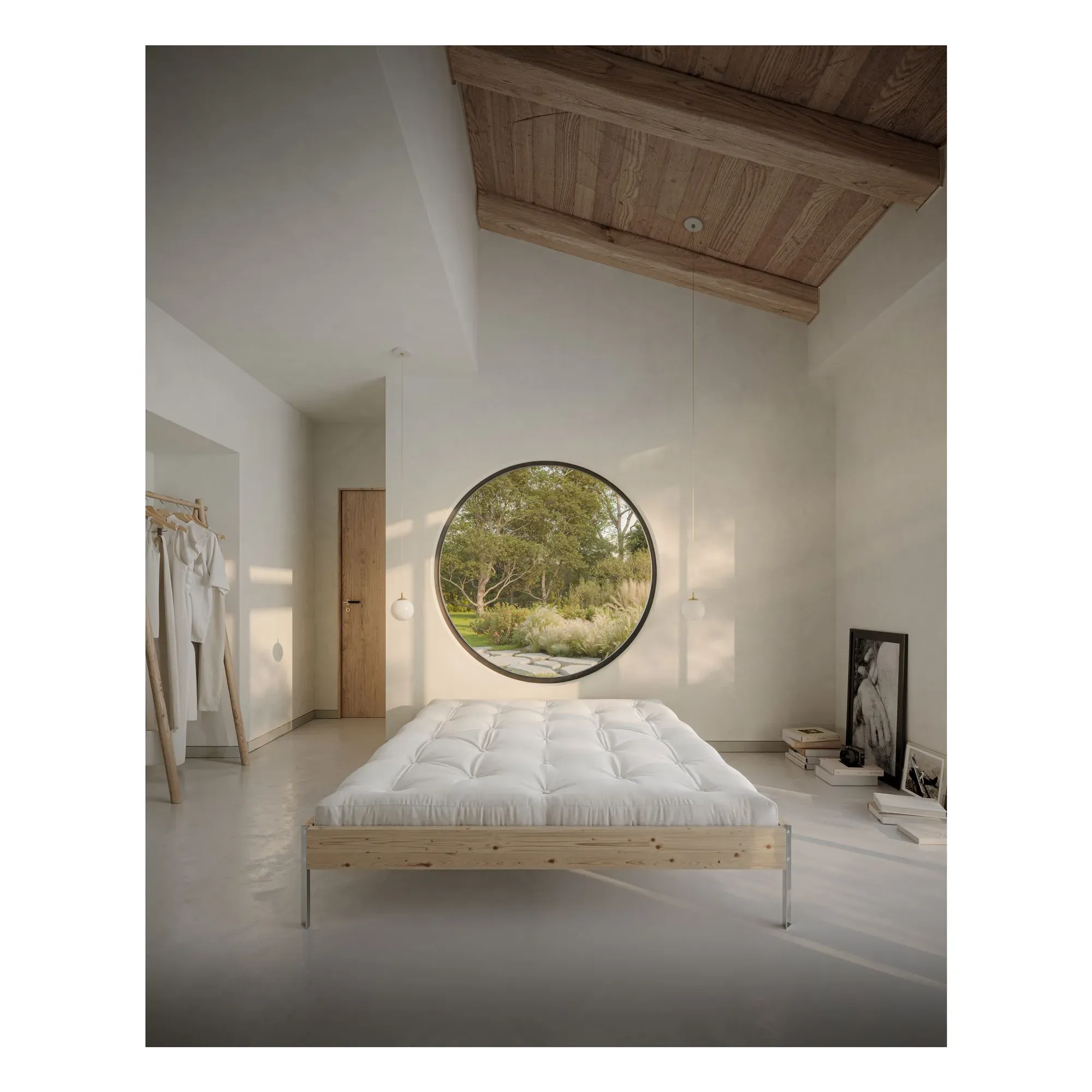Core by Says Who Double Bed Frame - Natural, Pine alternate view