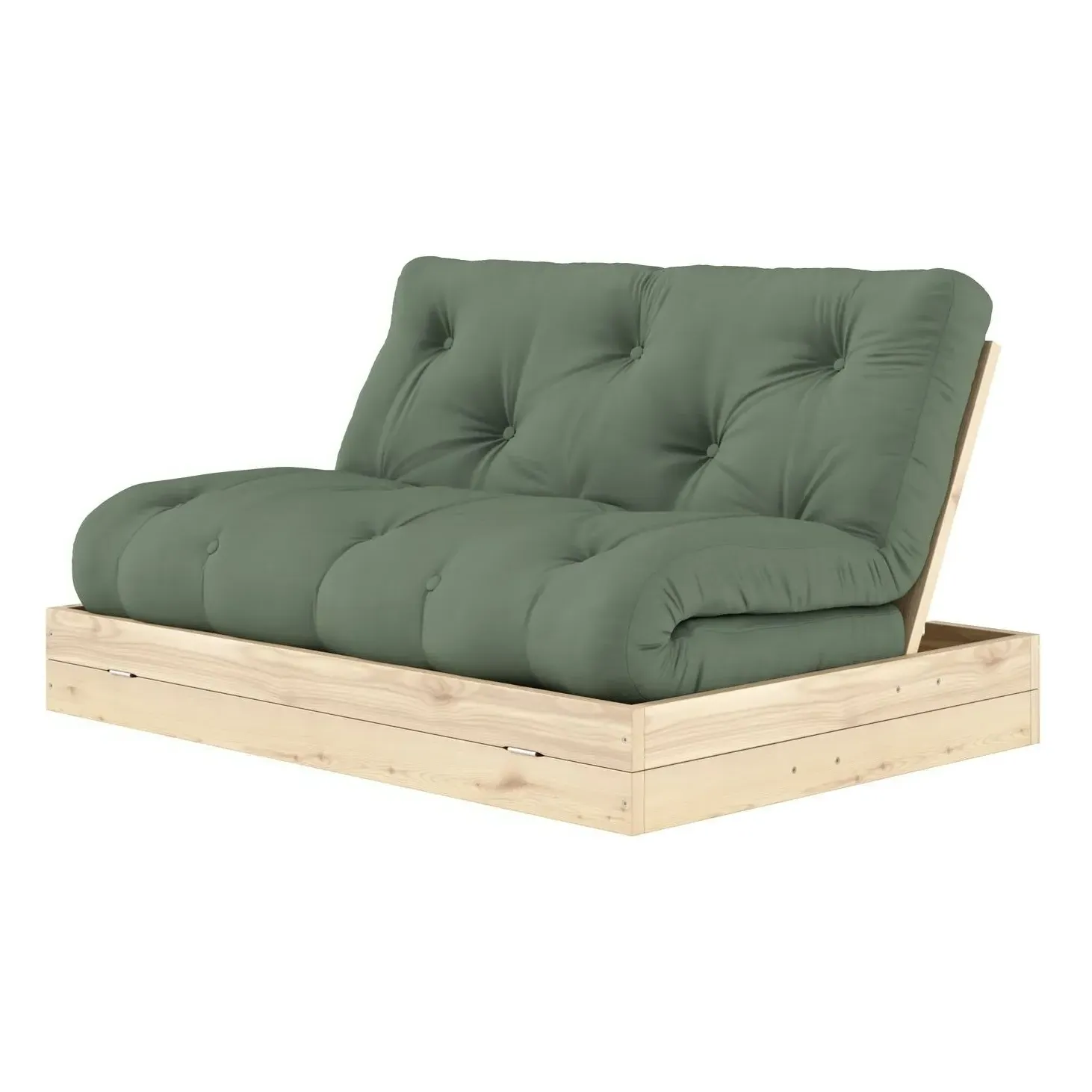 Flip Sofa Bed - Olive Green, Cotton product