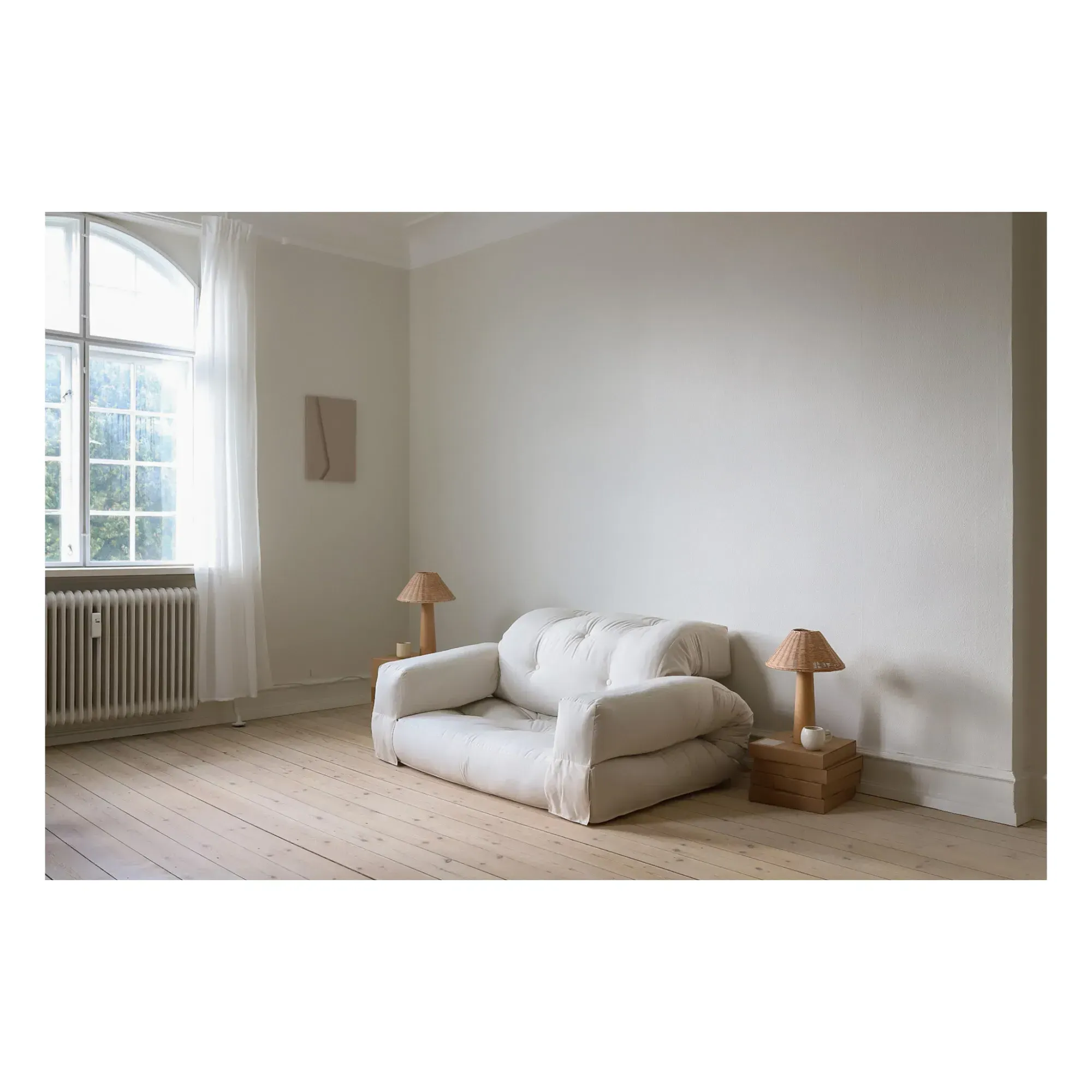 Hippo Sofa Bed - Natural, Cotton alternate view