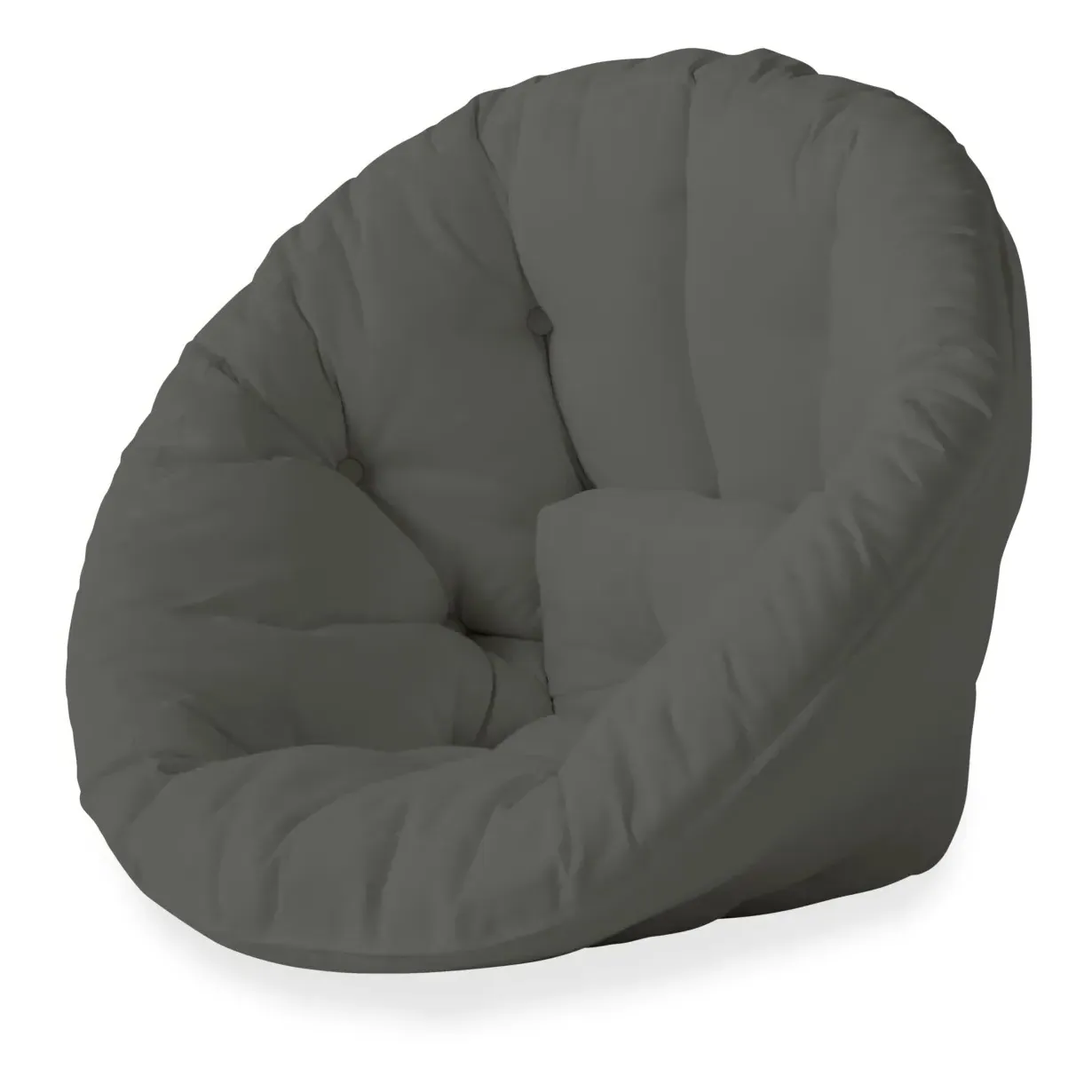 Nido Outdoor Pouf Armchair - Dark Grey, Acrylic product