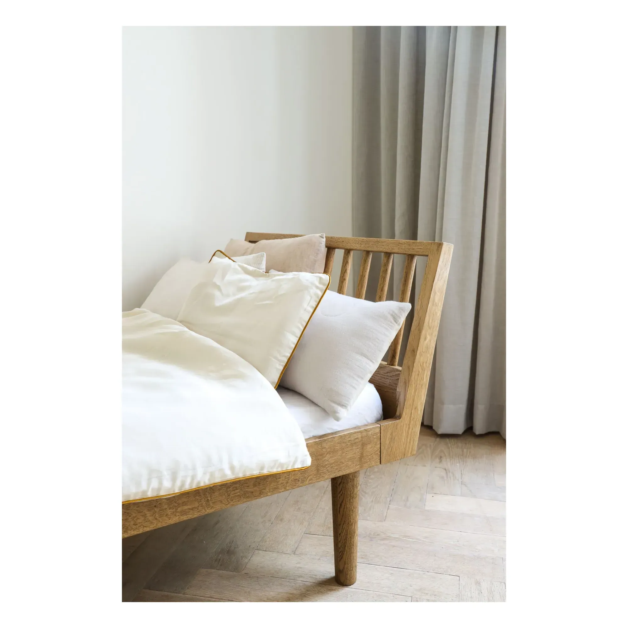Eli Combi Junior Bed - Smoked Oak, Solid Oak alternate view