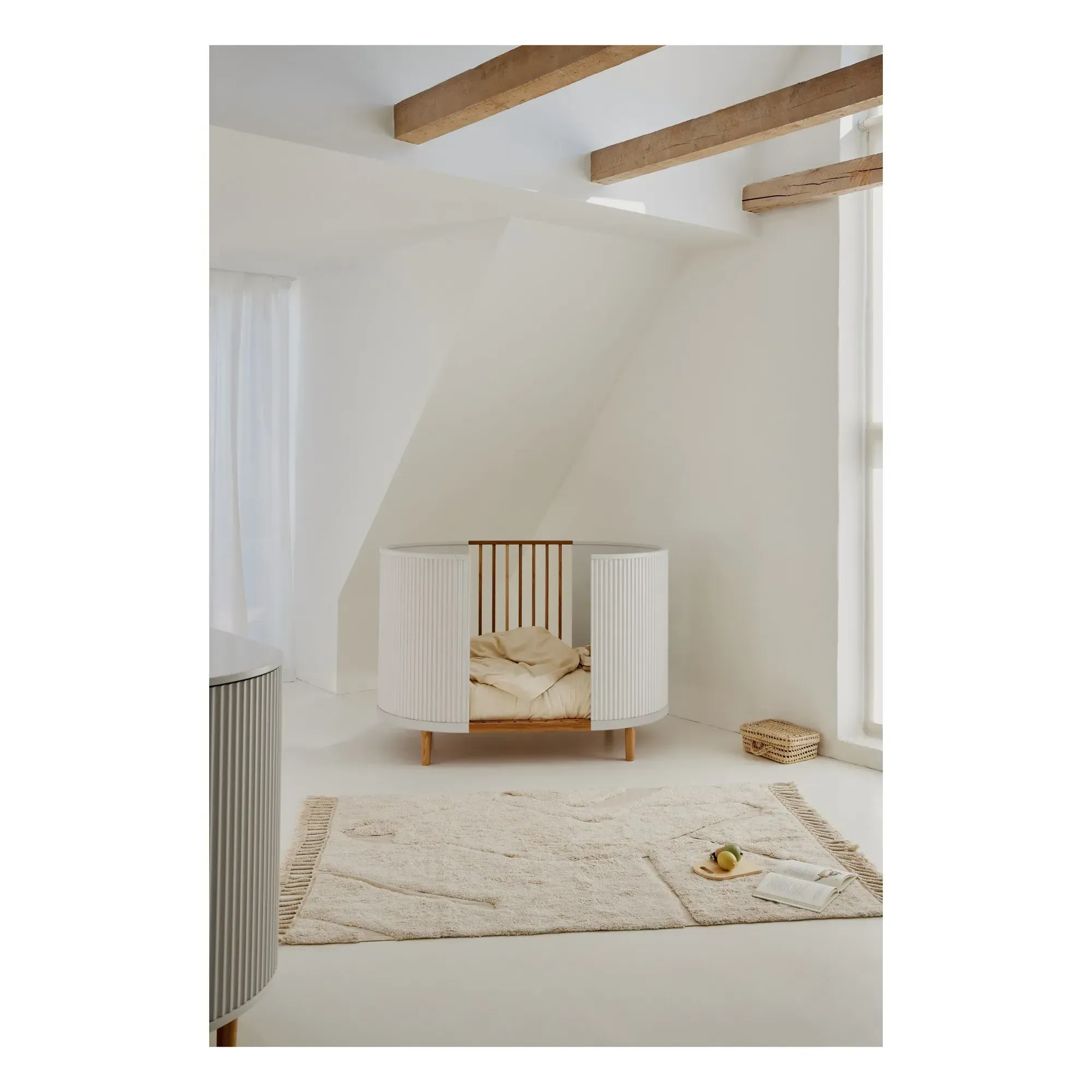 Kai Crib Conversion Kit - Natural, Oak Wood alternate view