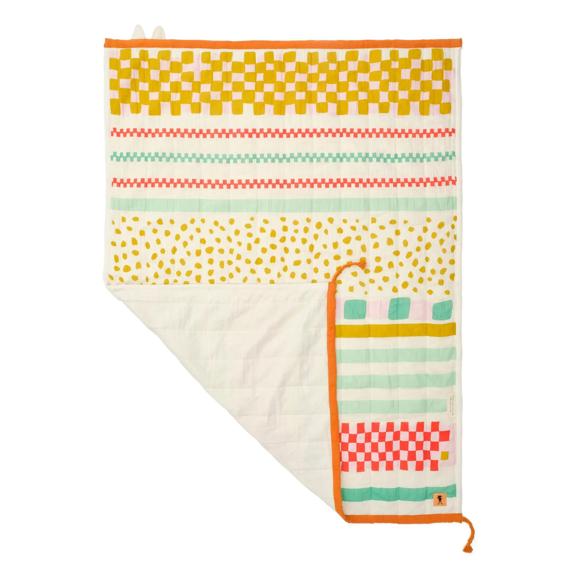 Fifi Cotton Muslin Throw - Multicoloured alternate view