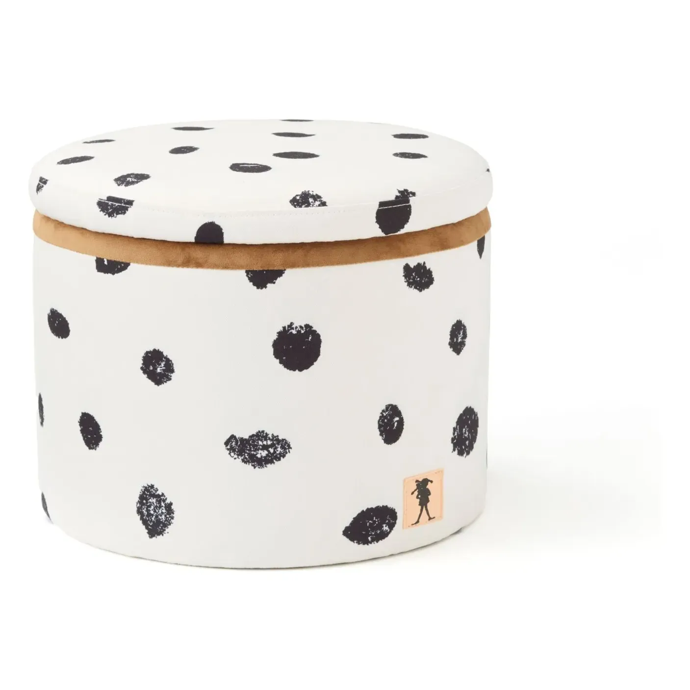 Fifi Storage Pouffe - White, Polyester alternate view