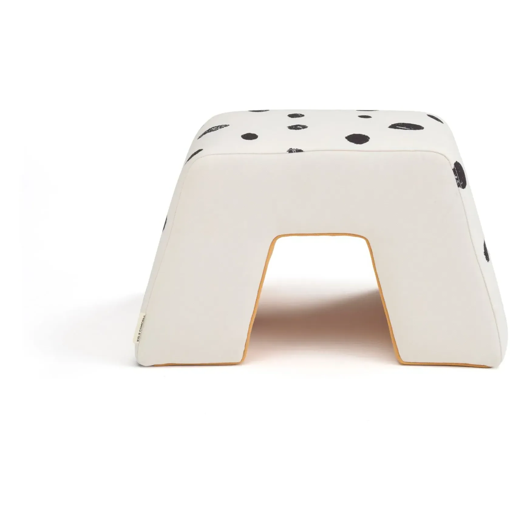 Fifi Upholstered Stool - White, Polyester alternate view