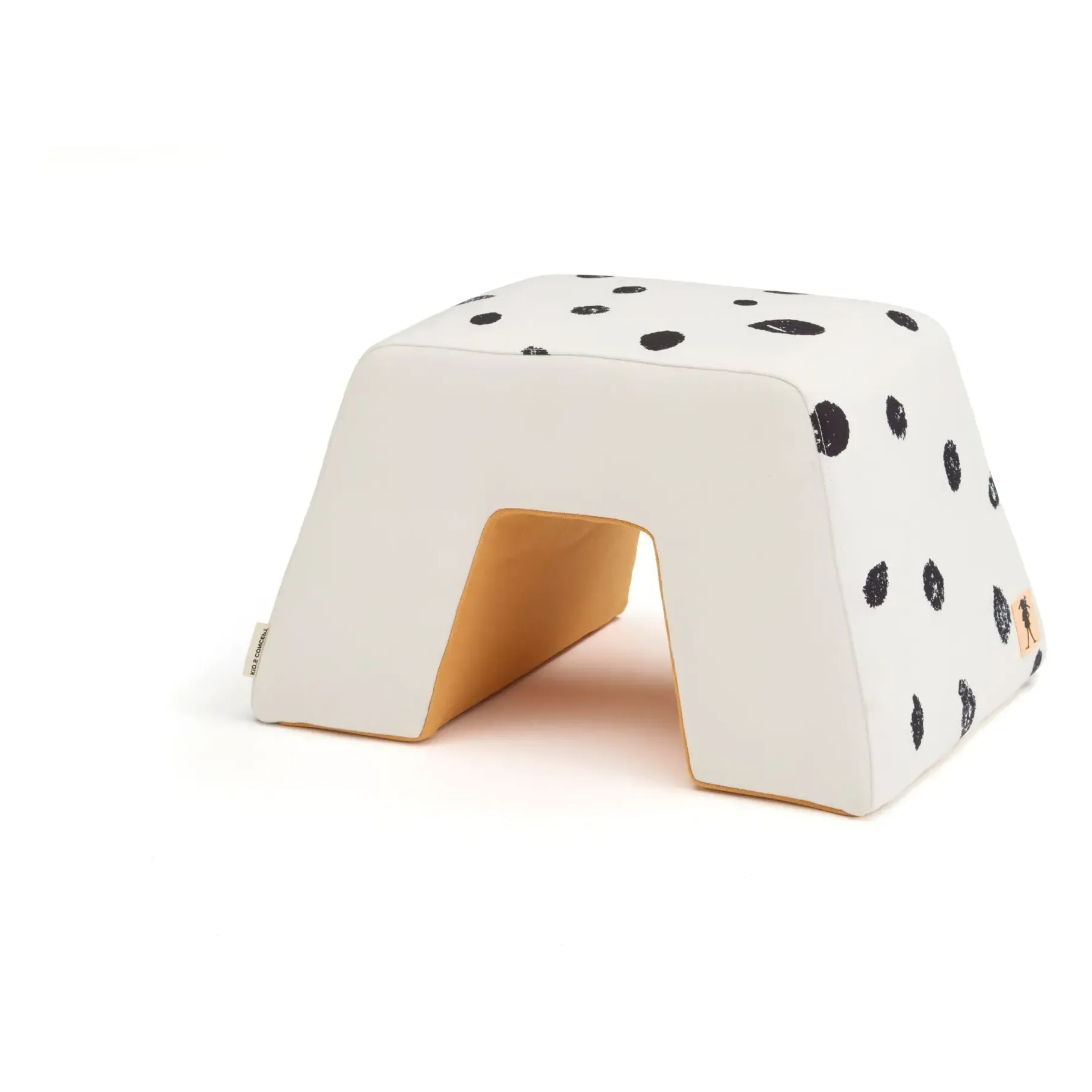 Fifi Upholstered Stool - White, Polyester product