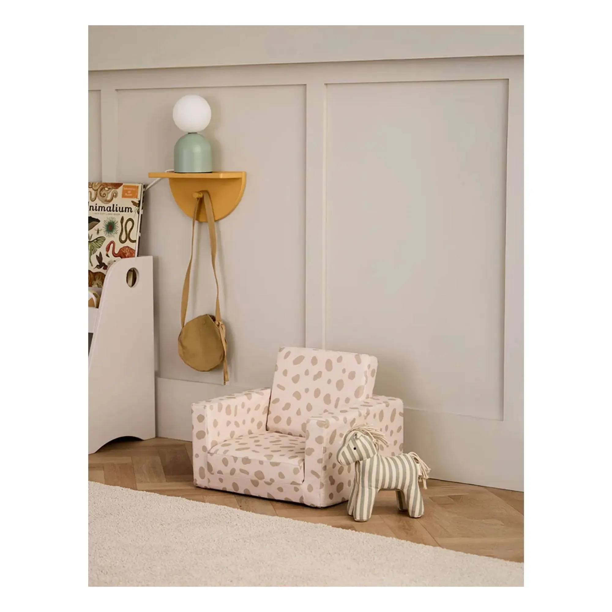 Fireside Foldable Chair - Grey, Cotton alternate view