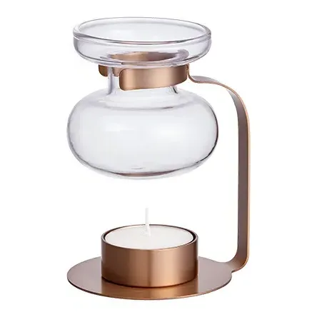 Aroma Aromatic Oil Burner - Copper Red, Glass product