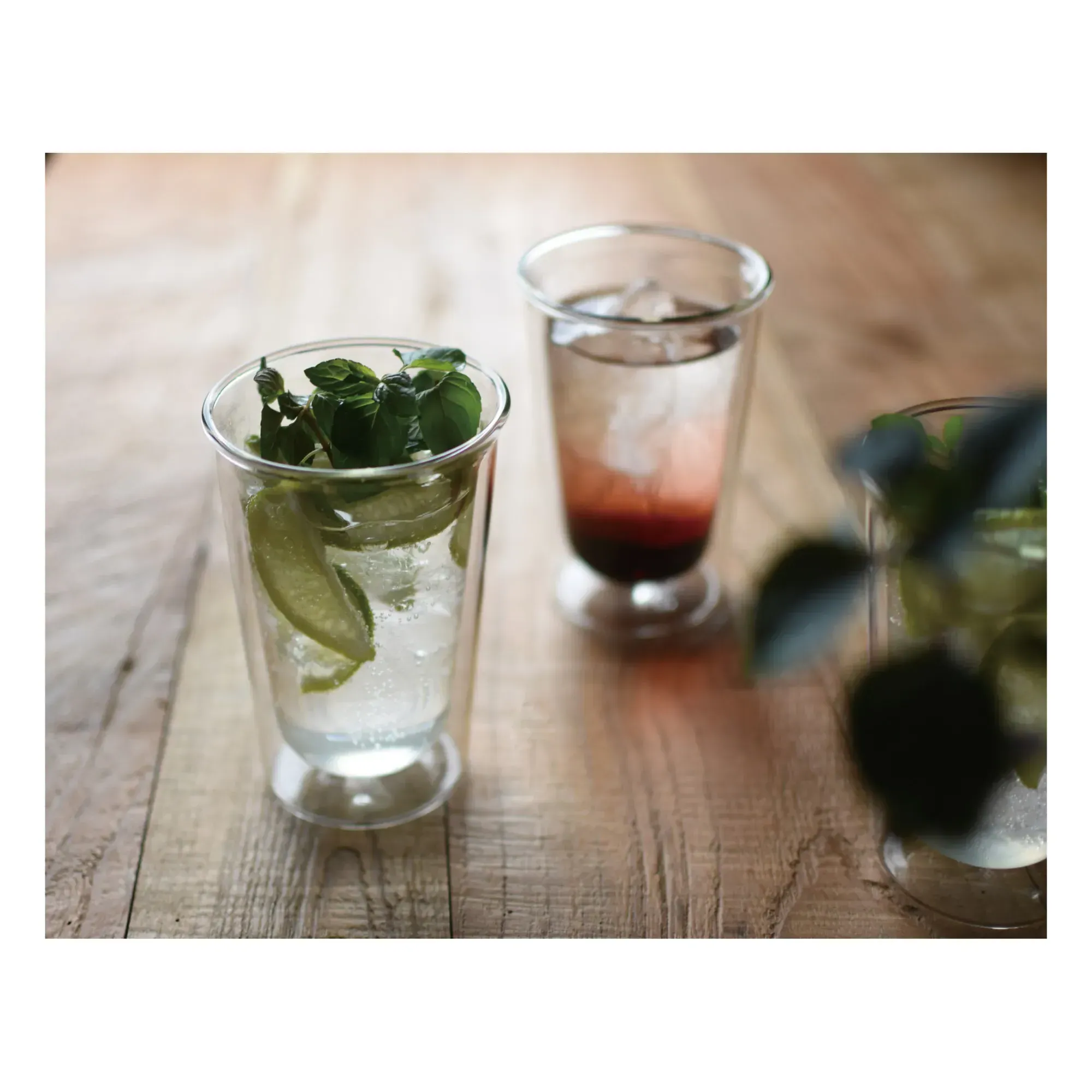 Cast Double Wall Cocktail Glass 290ml - Transparent, Glass alternate view