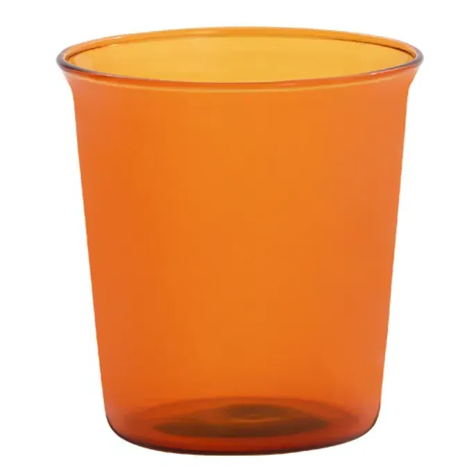 Cast Single Wall Glass 250ml - Amber, Glass product