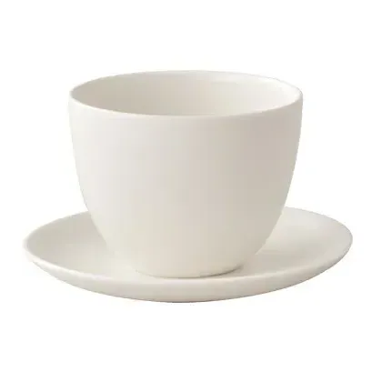 Pebble Cup and Saucer - White, Porcelain product