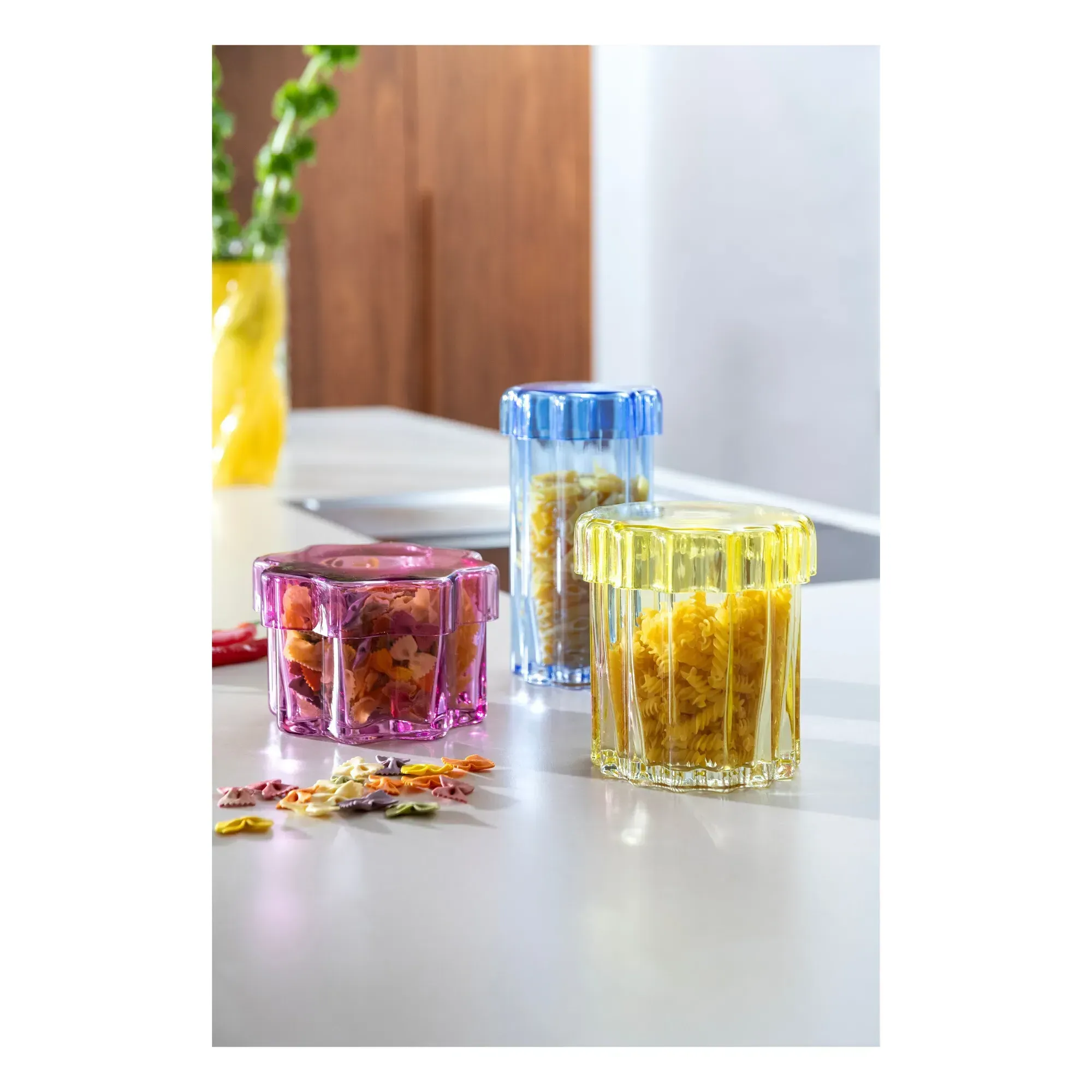 Astral Glass Storage Jar with Lid - Blue, Glass alternate view