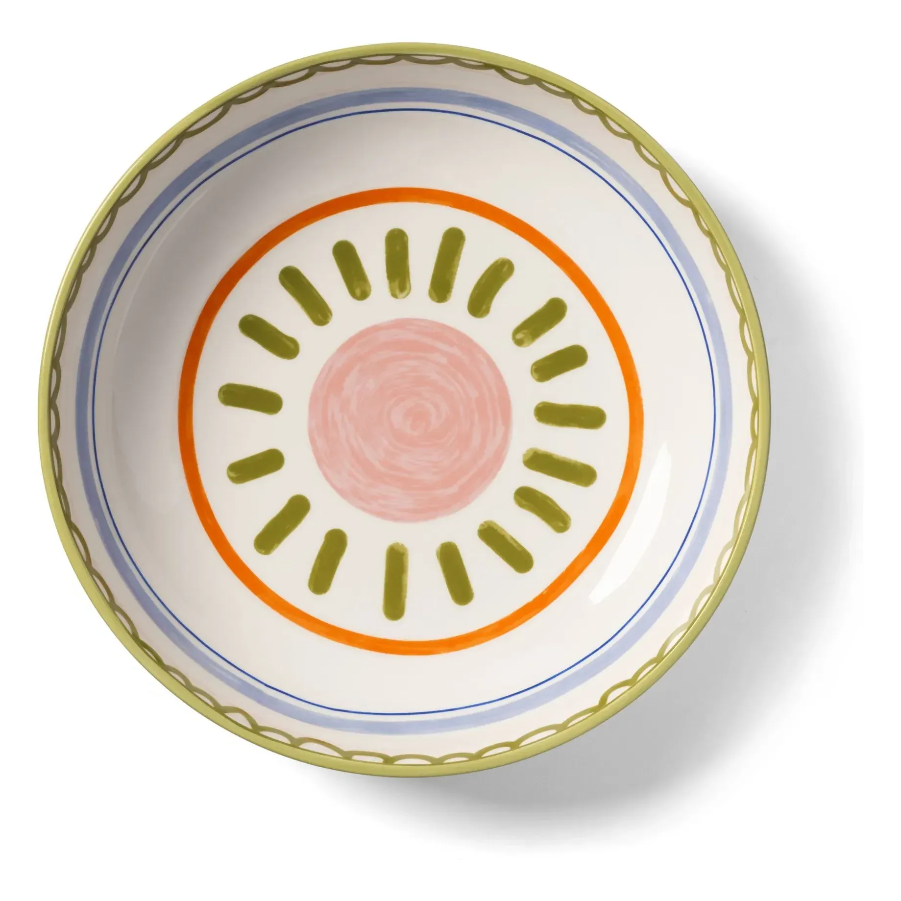 Boavista Salad Bowl - Green, Porcelain product