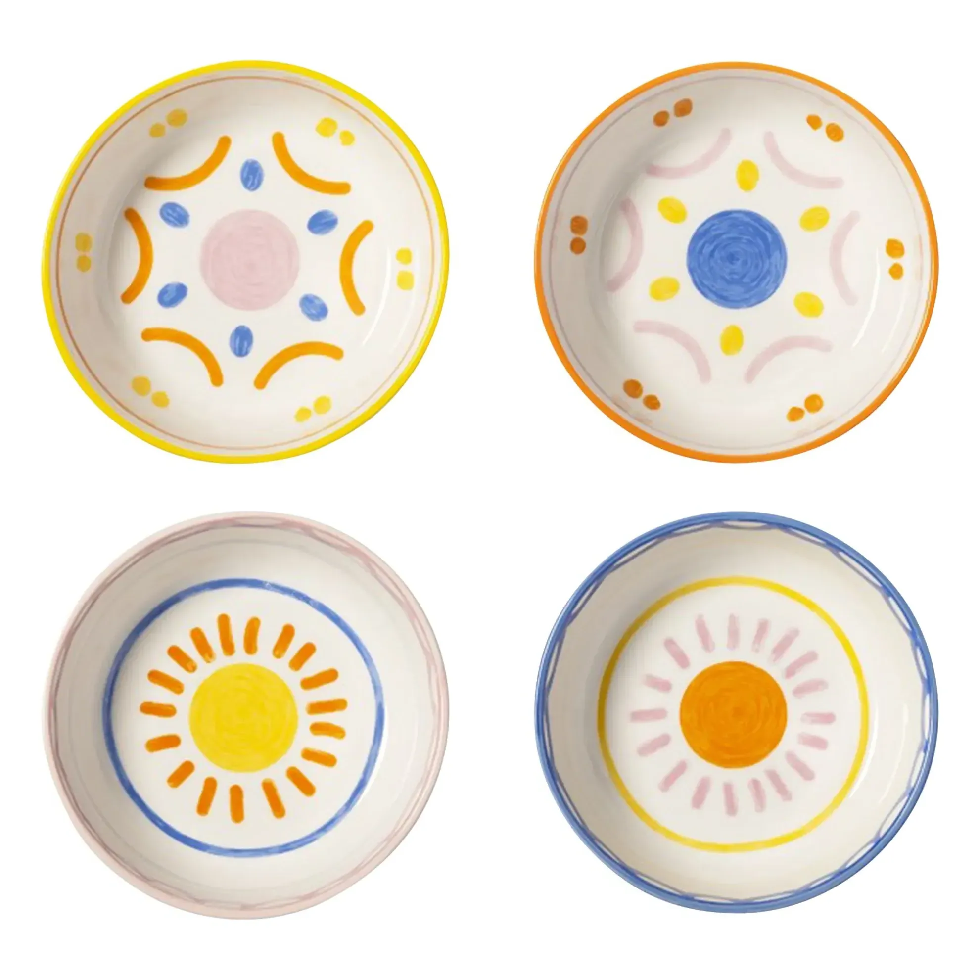 Boavista Set of 4 Bowls - Multicoloured, Porcelain product