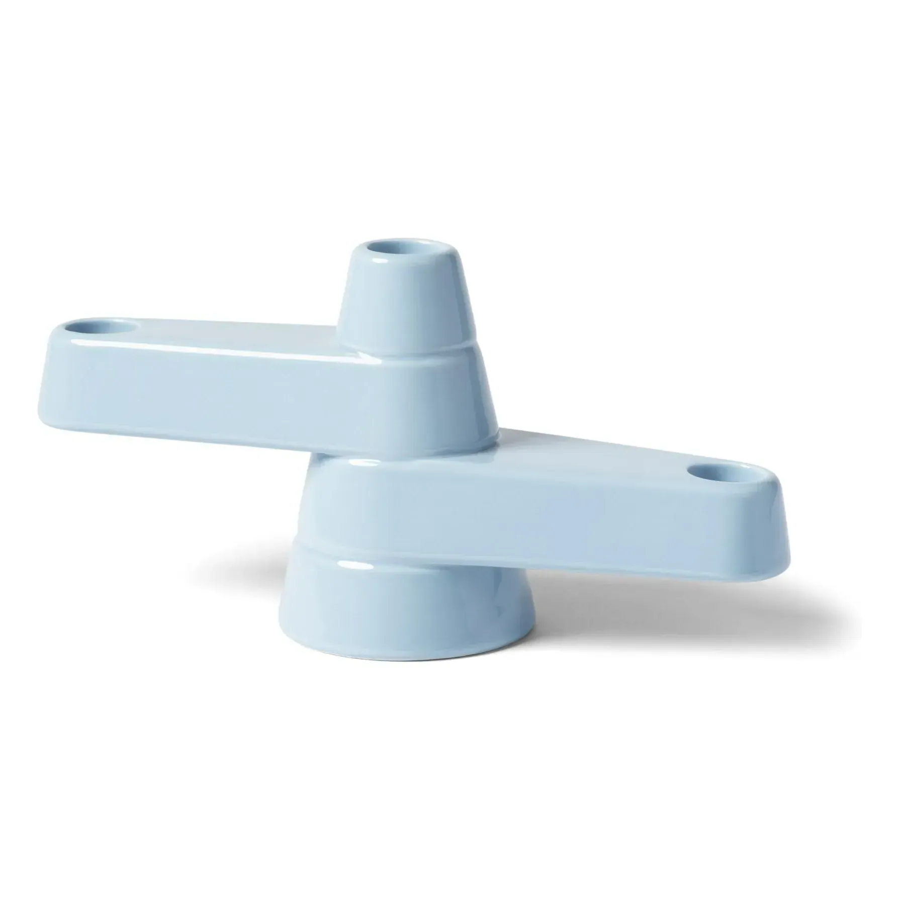 Brute Two-Arm Candlestick - Blue, Dolomite product