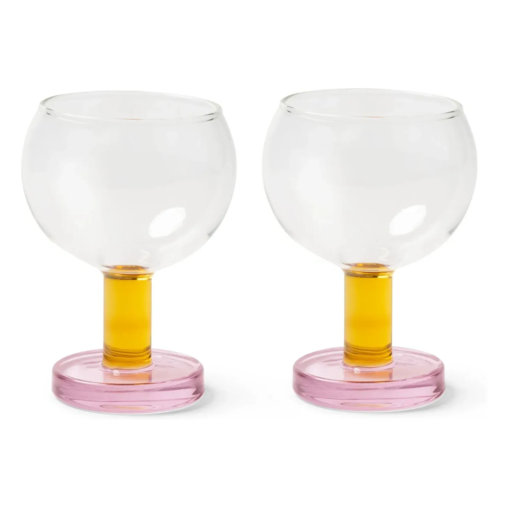 Canteen Glasses Set of 2 - Pink, Borosilicate Glass product