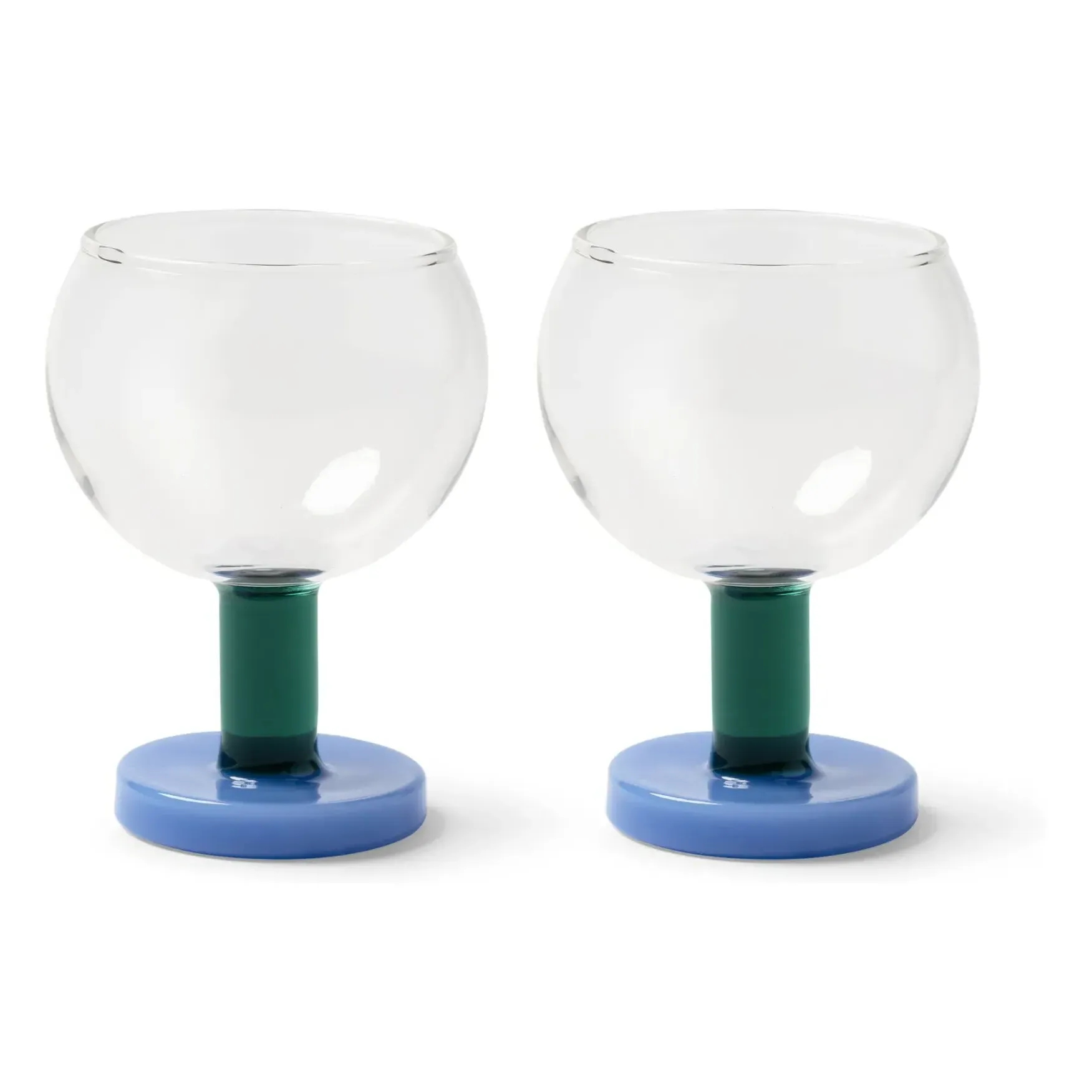 Canteen Set of 2 Drinking Glasses - Blue, Borosilicate Glass product
