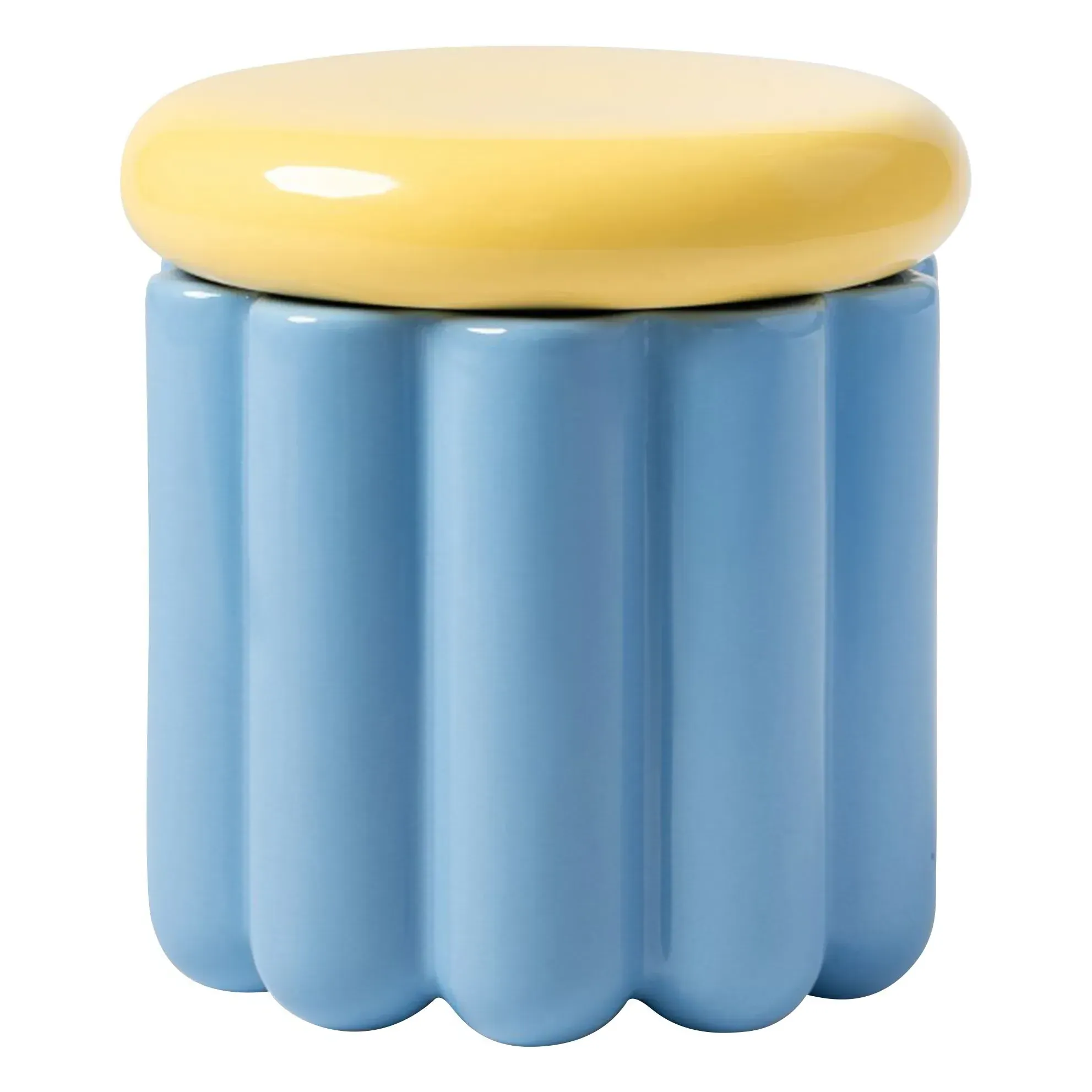 Charlo Storage Jar - Light Blue, Dolomite product