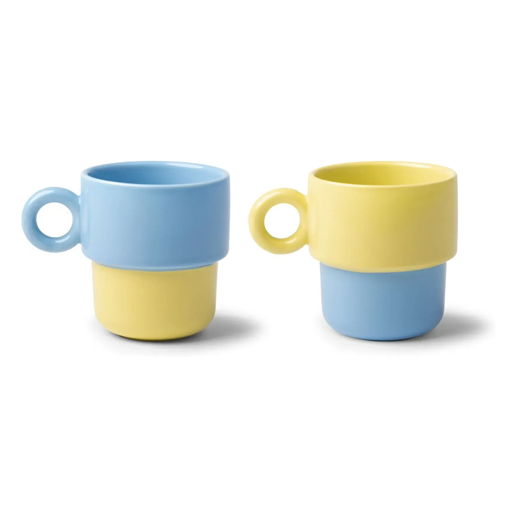 Chiquito Mugs Set of 2 - Pale Yellow, Stoneware product