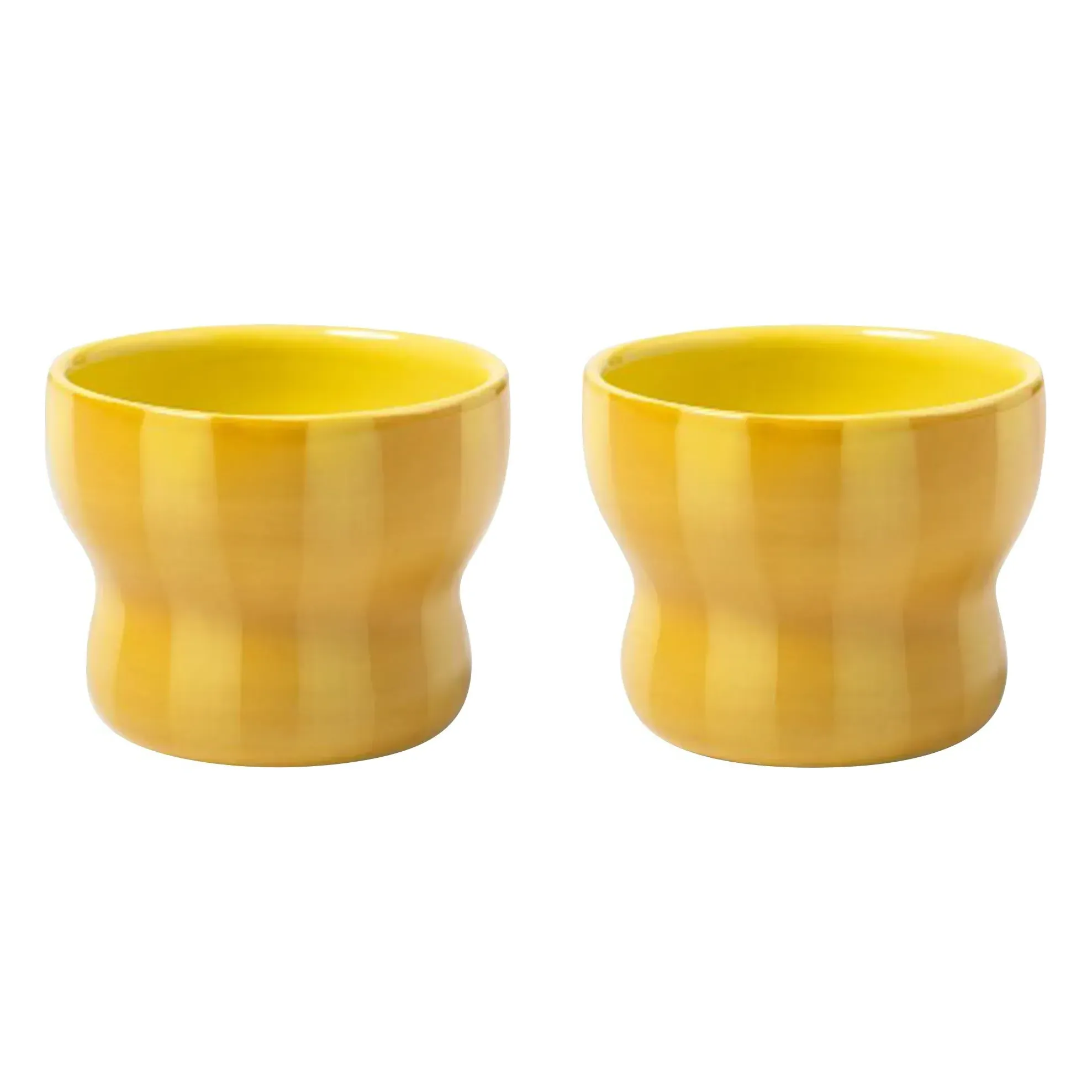 Circus Espresso Cups Set of 2 - Yellow, Stoneware product