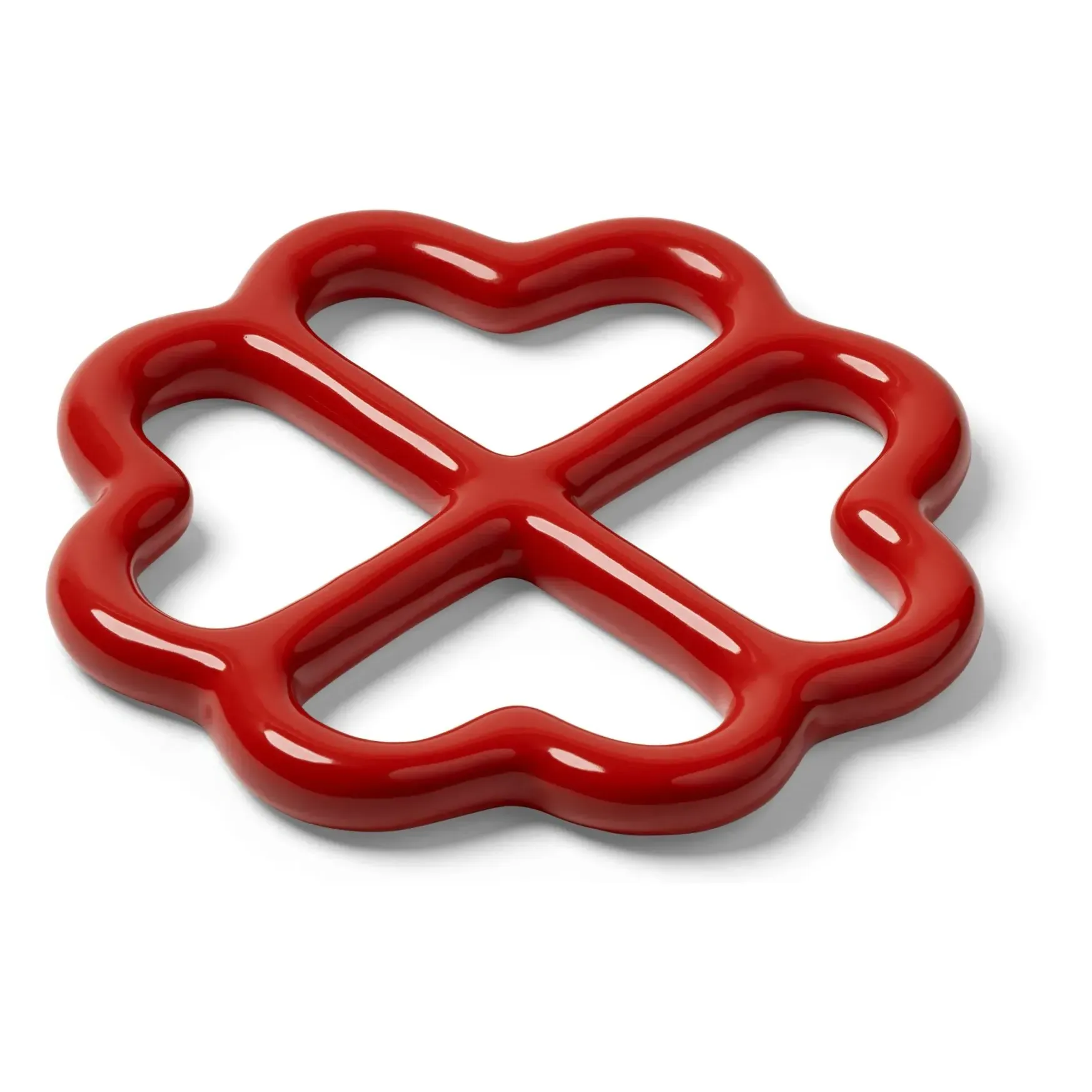 Clover Trivet - Red, Stoneware product