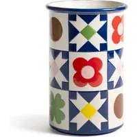 Courtepointe Stoneware Vase - Multicoloured alternate view