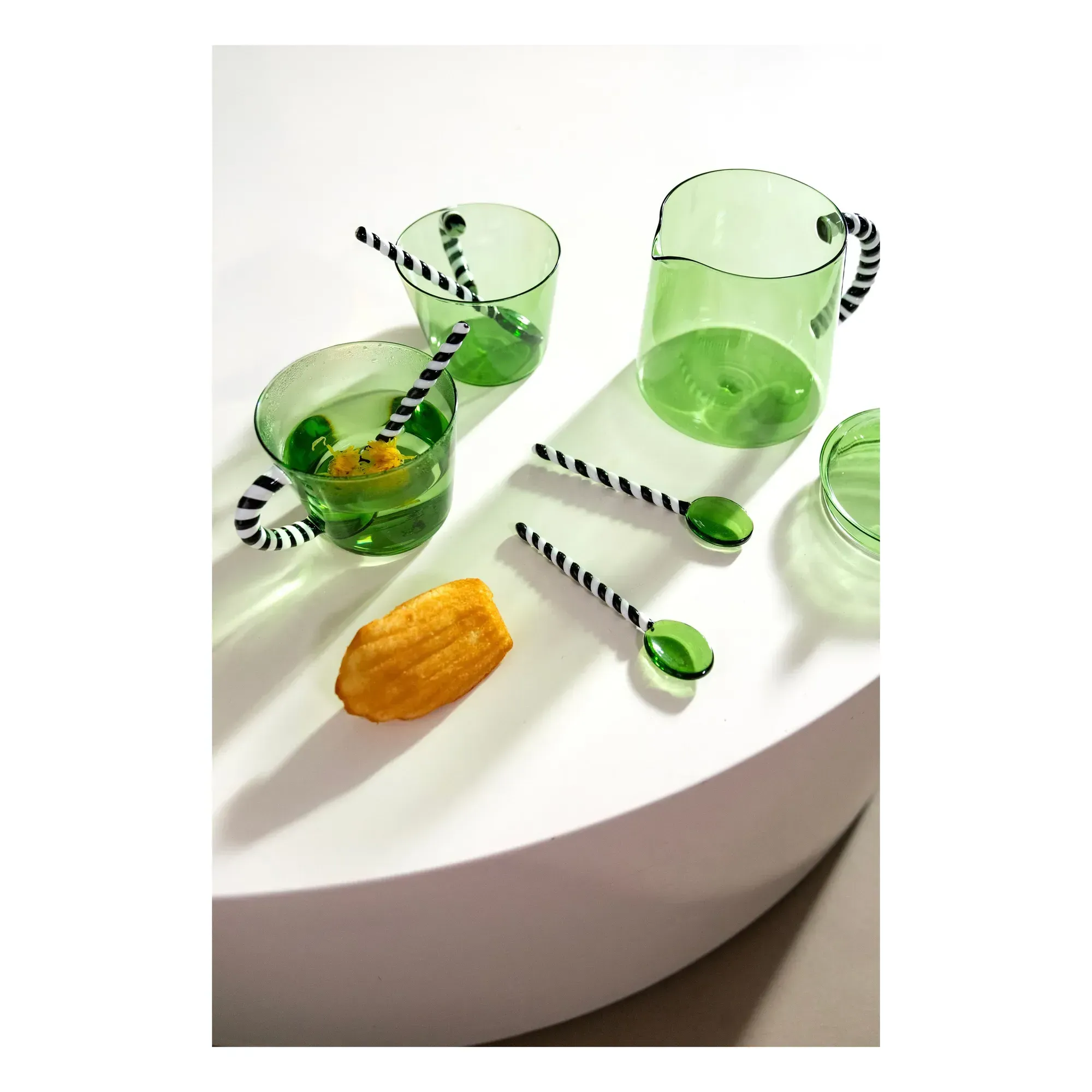 Duet Glass Cups Set of 2 - Green alternate view