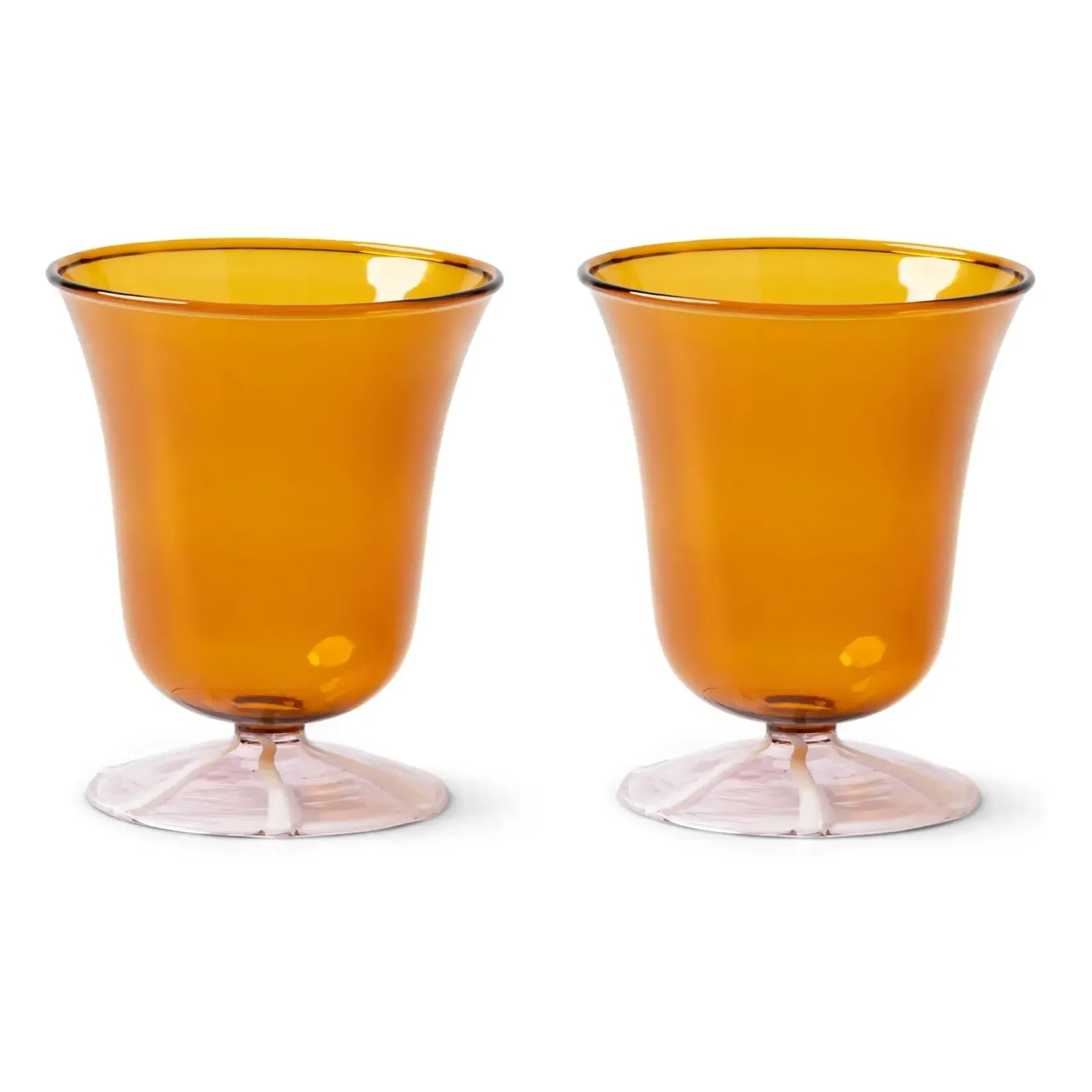 Eve Set of 2 Water Glasses - Pink, Borosilicate Glass product