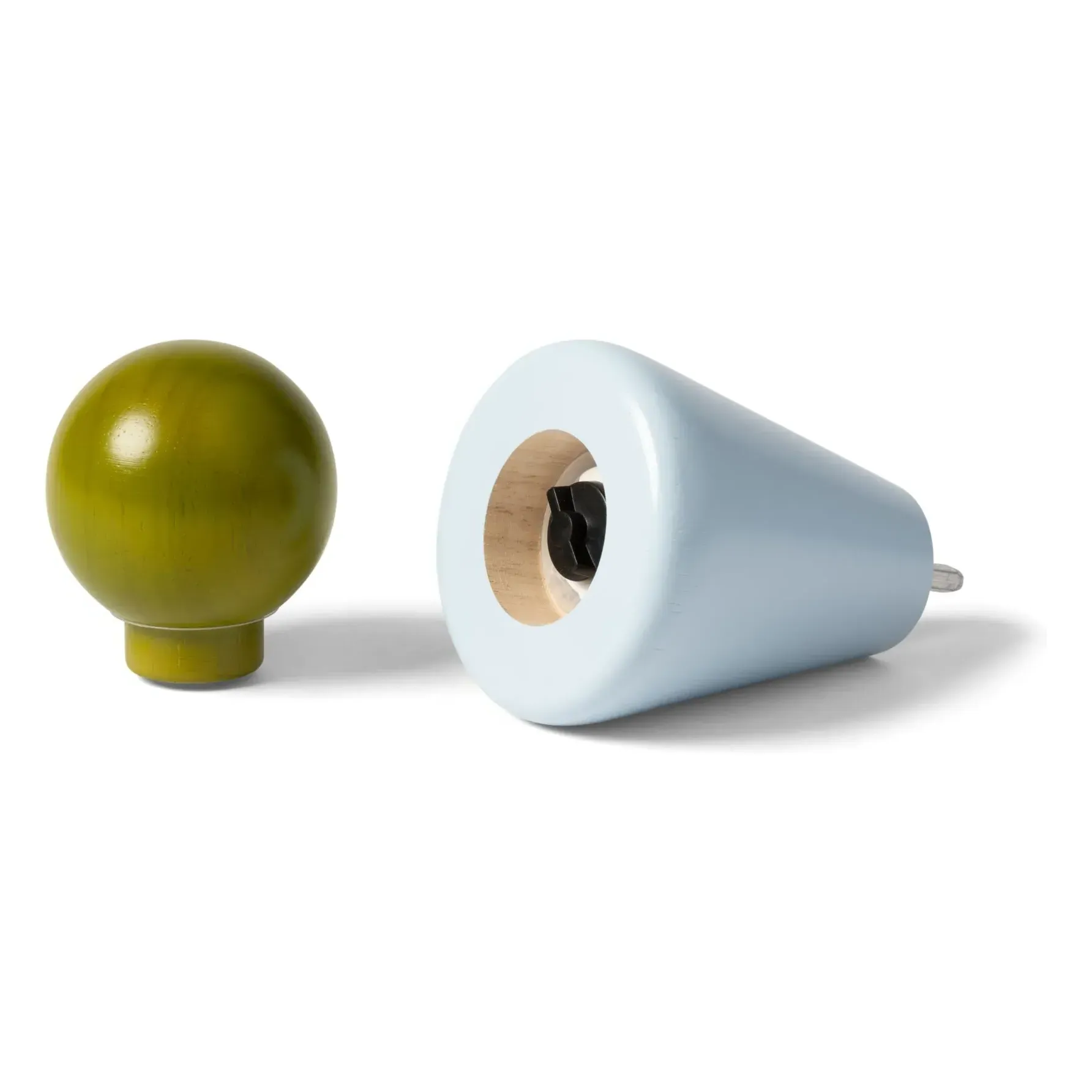 Halma Salt and Pepper Mill Small - Blue, Rubberwood alternate view