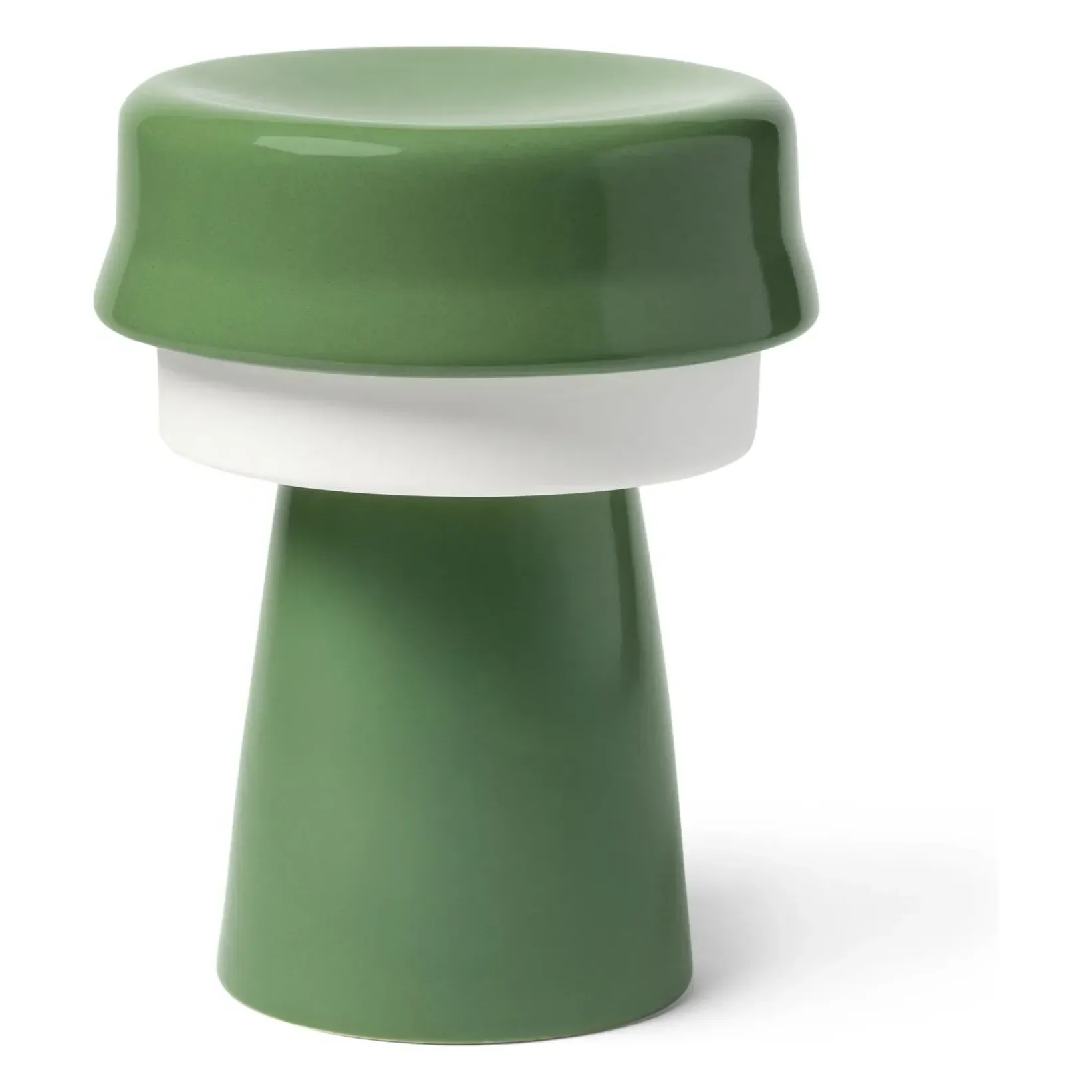 Hat Table Lamp - Green, Porcelain alternate view
