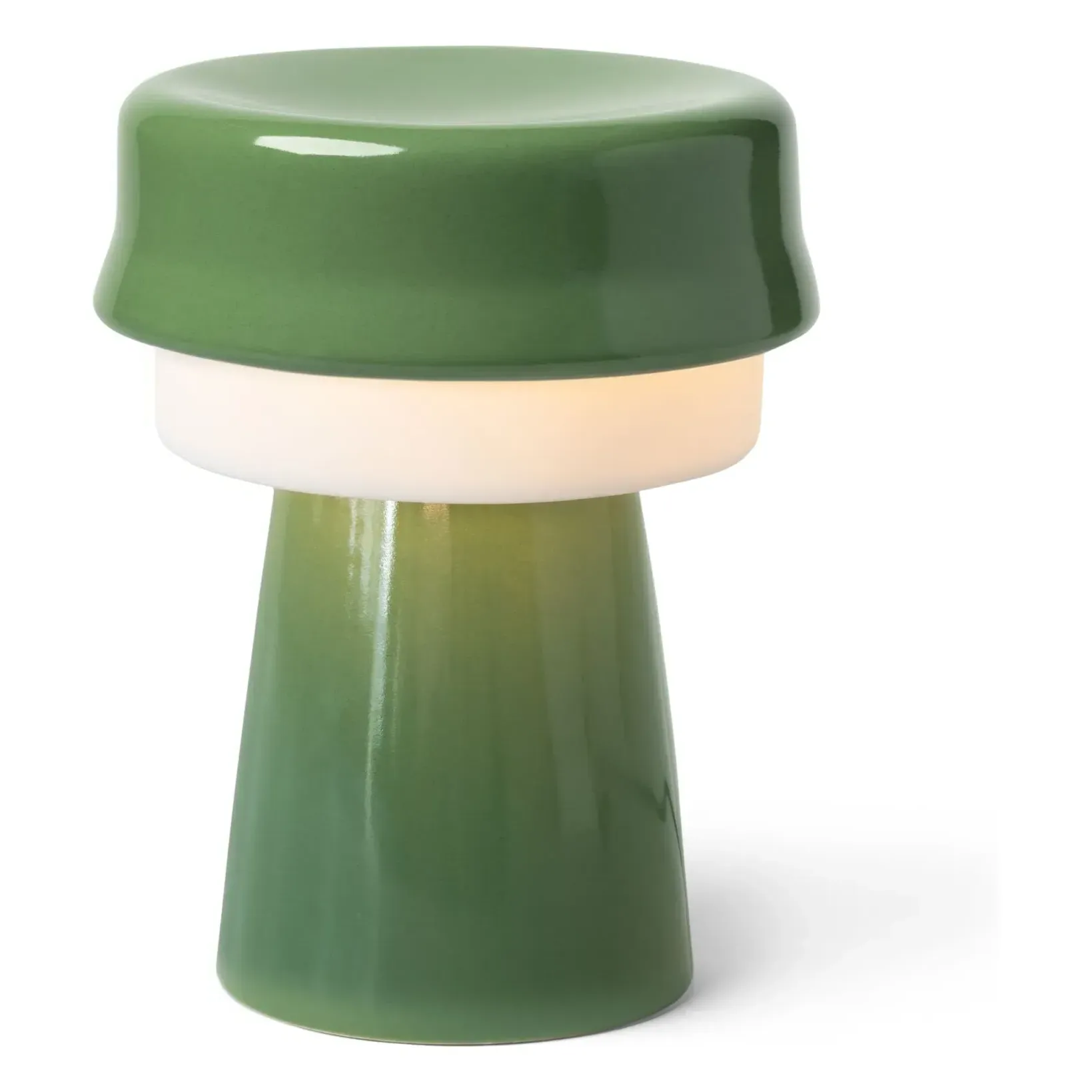 Hat Table Lamp - Green, Porcelain product