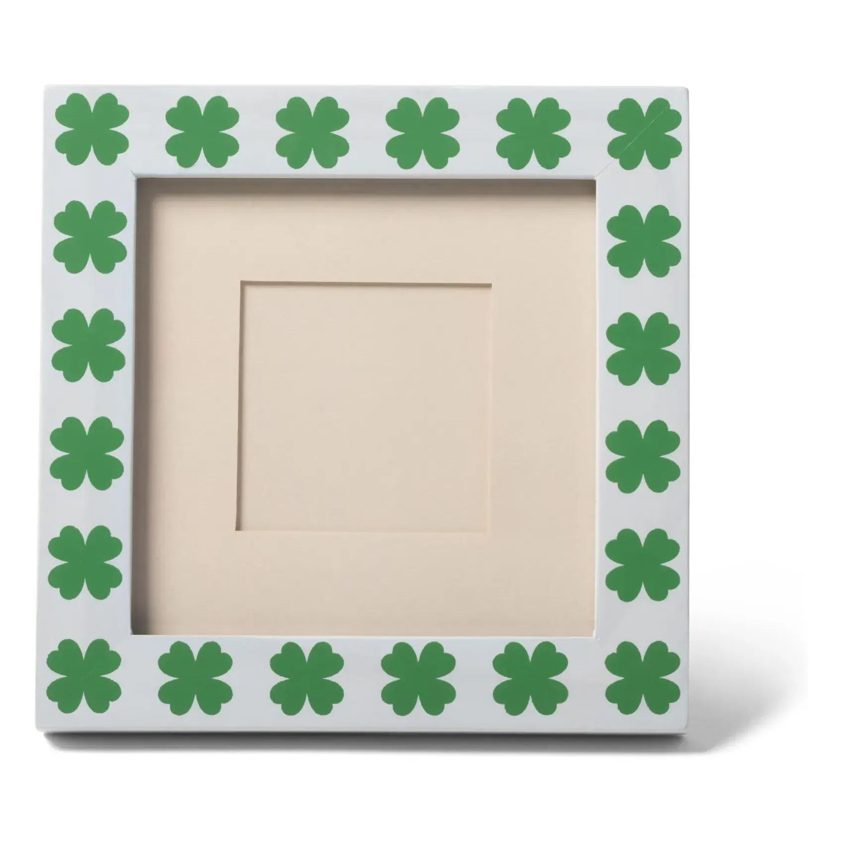 Patch Shamrocks Photo Frame - Green, Pine Wood product