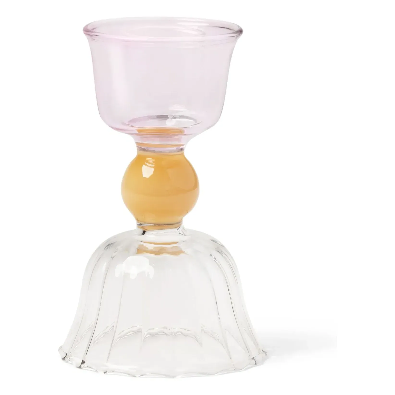 Pearl Candlestick - Pink, Glass product