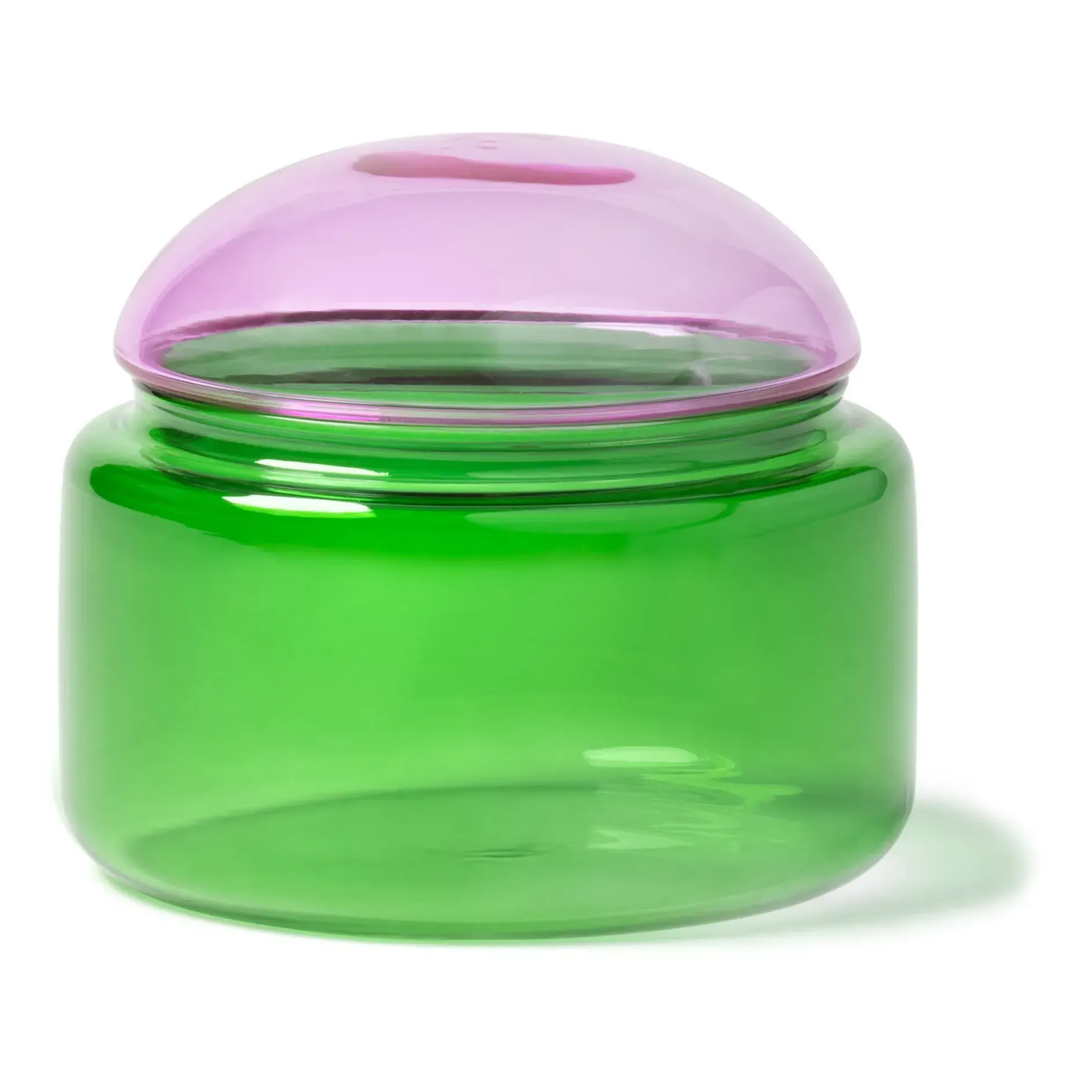 Puffy Jar - Green, Glass product