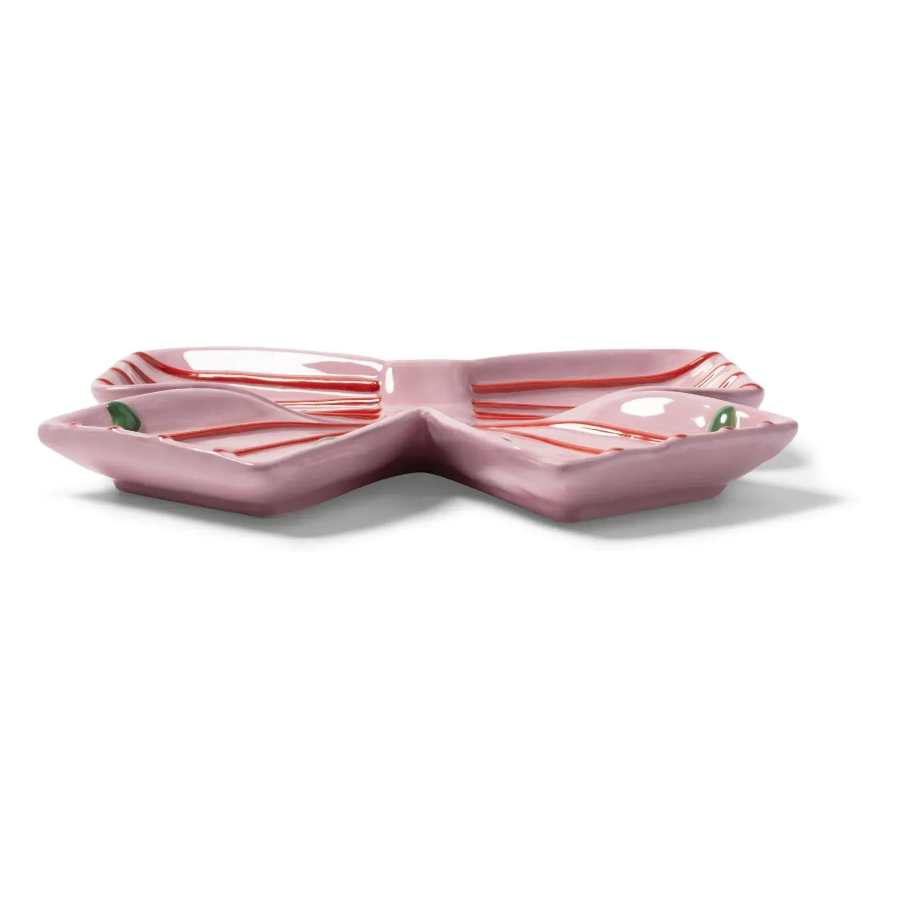 Ribbon Square Tray - Pink, Dolomite alternate view