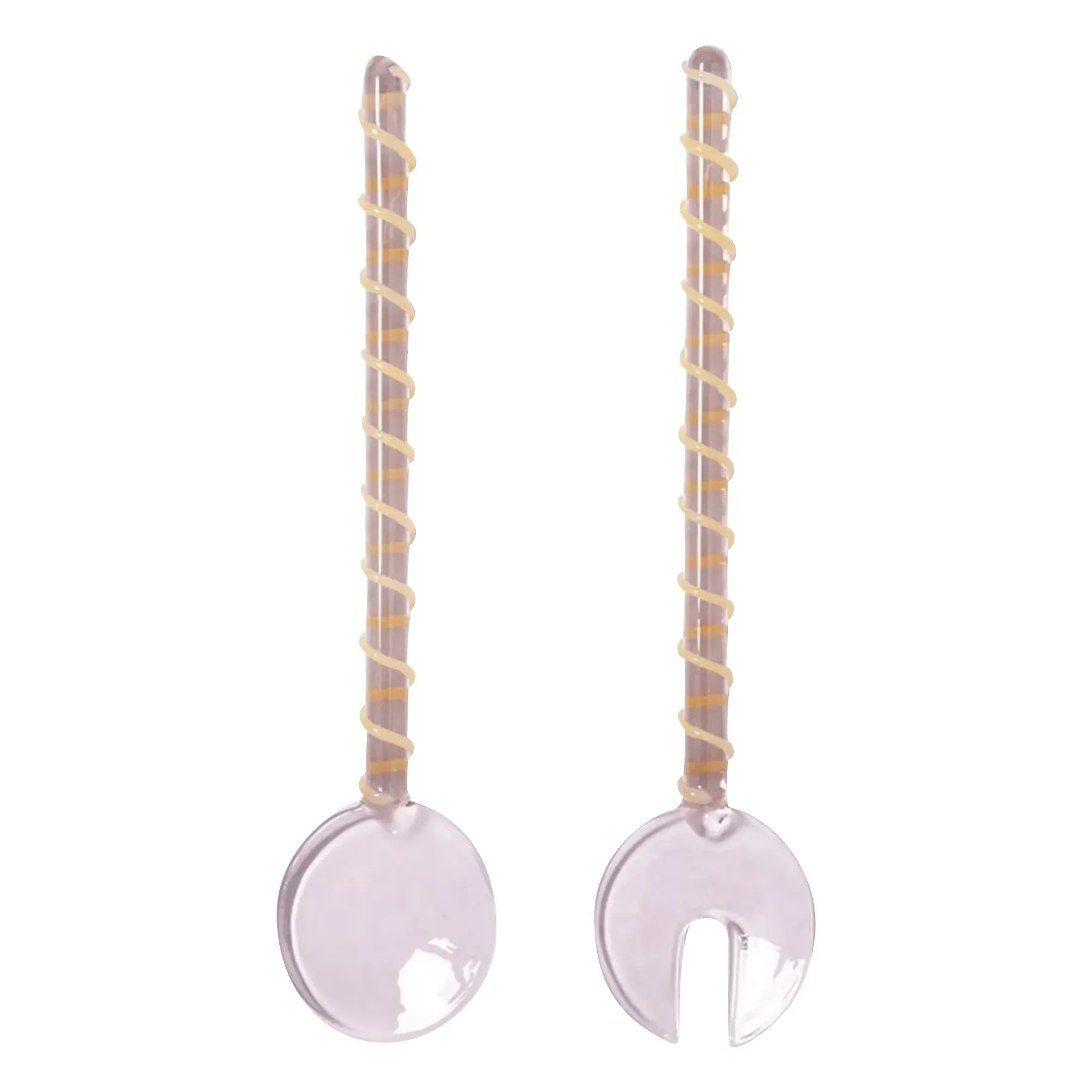 Sling Salad Servers - Pink, Borosilicate Glass product