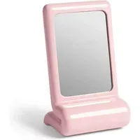 Whip Table Mirror - Pink, Polyresin alternate view