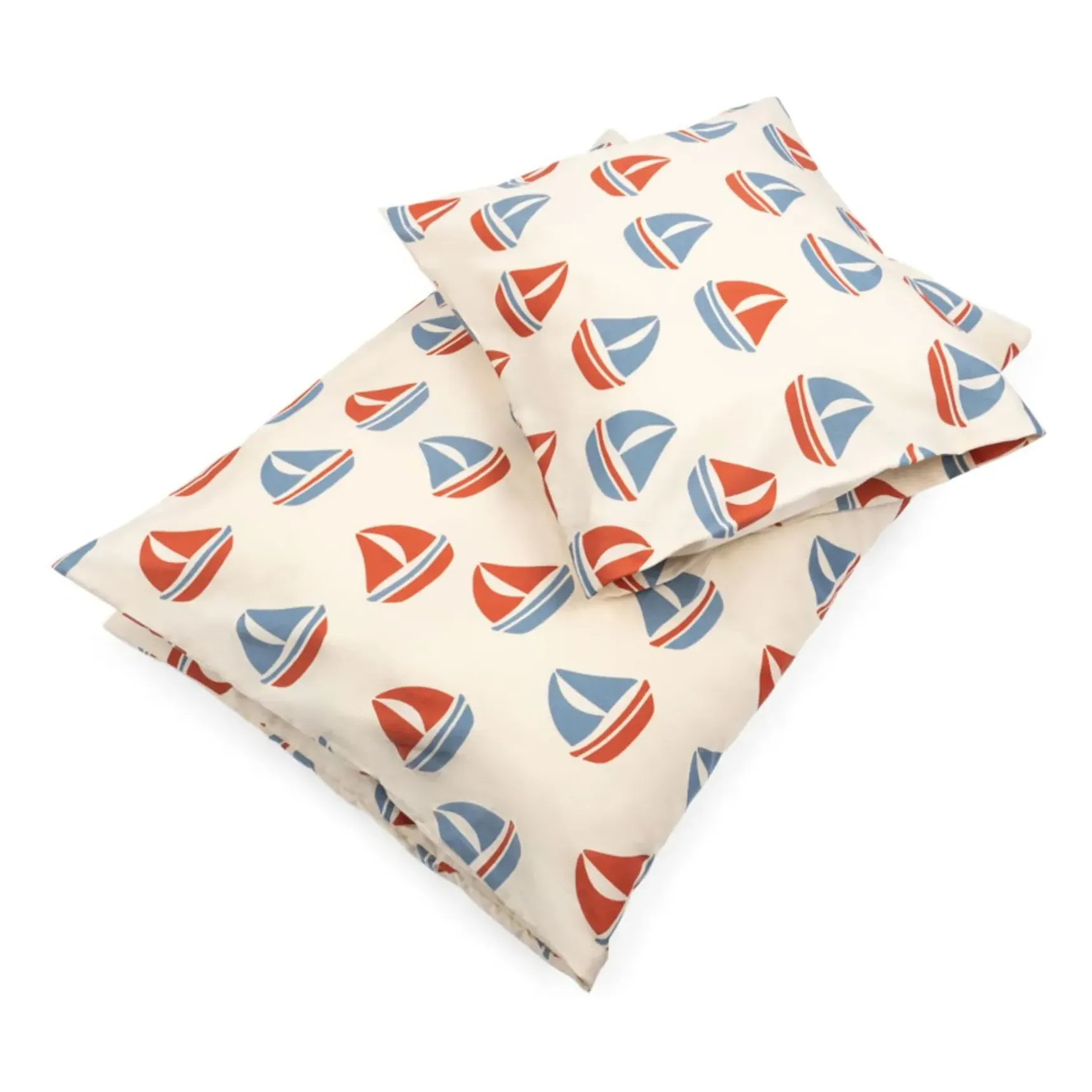 Ahoy Junior Bed Linen Set - Red, Organic Cotton product