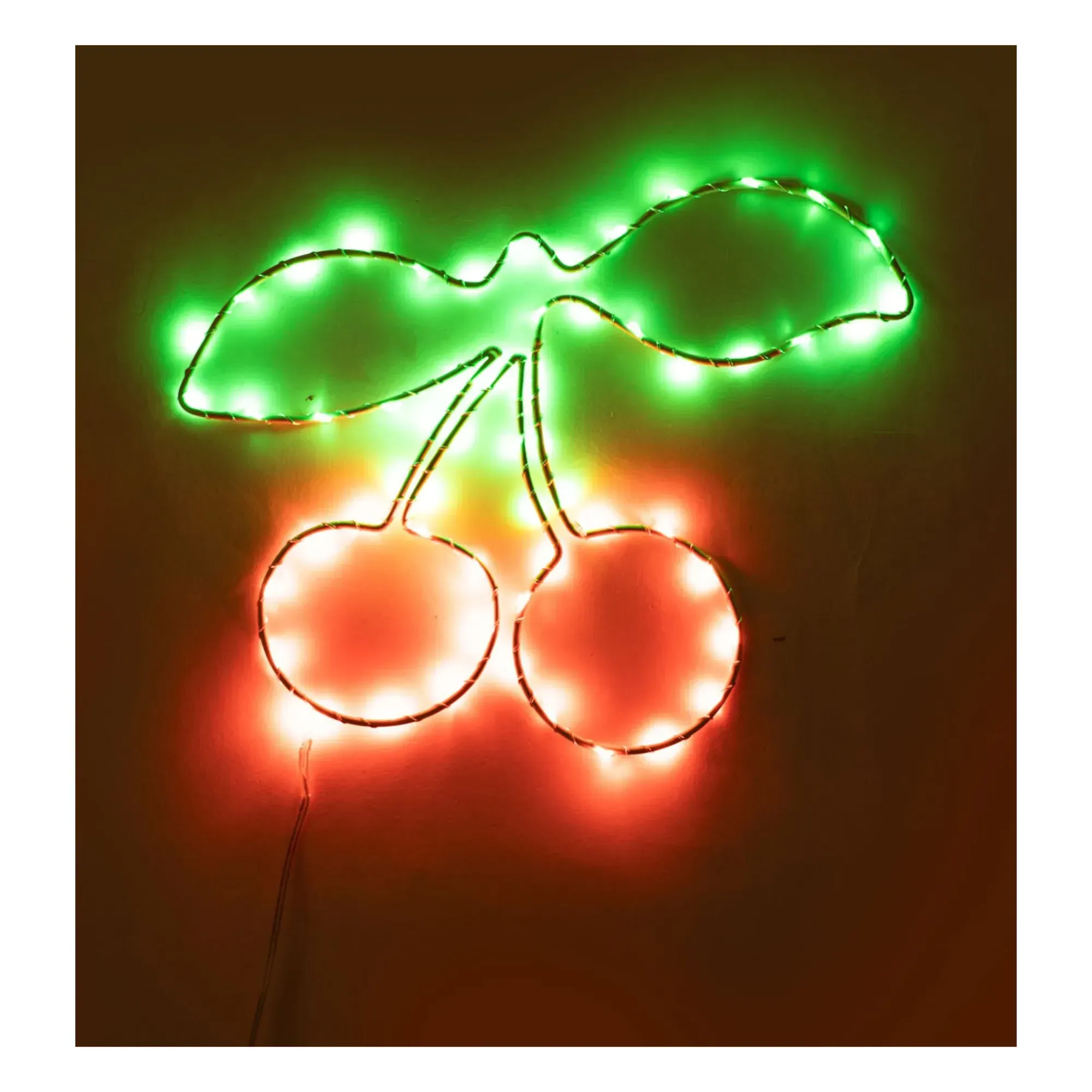 Cherry Wire Wall Light - Red, Copper alternate view