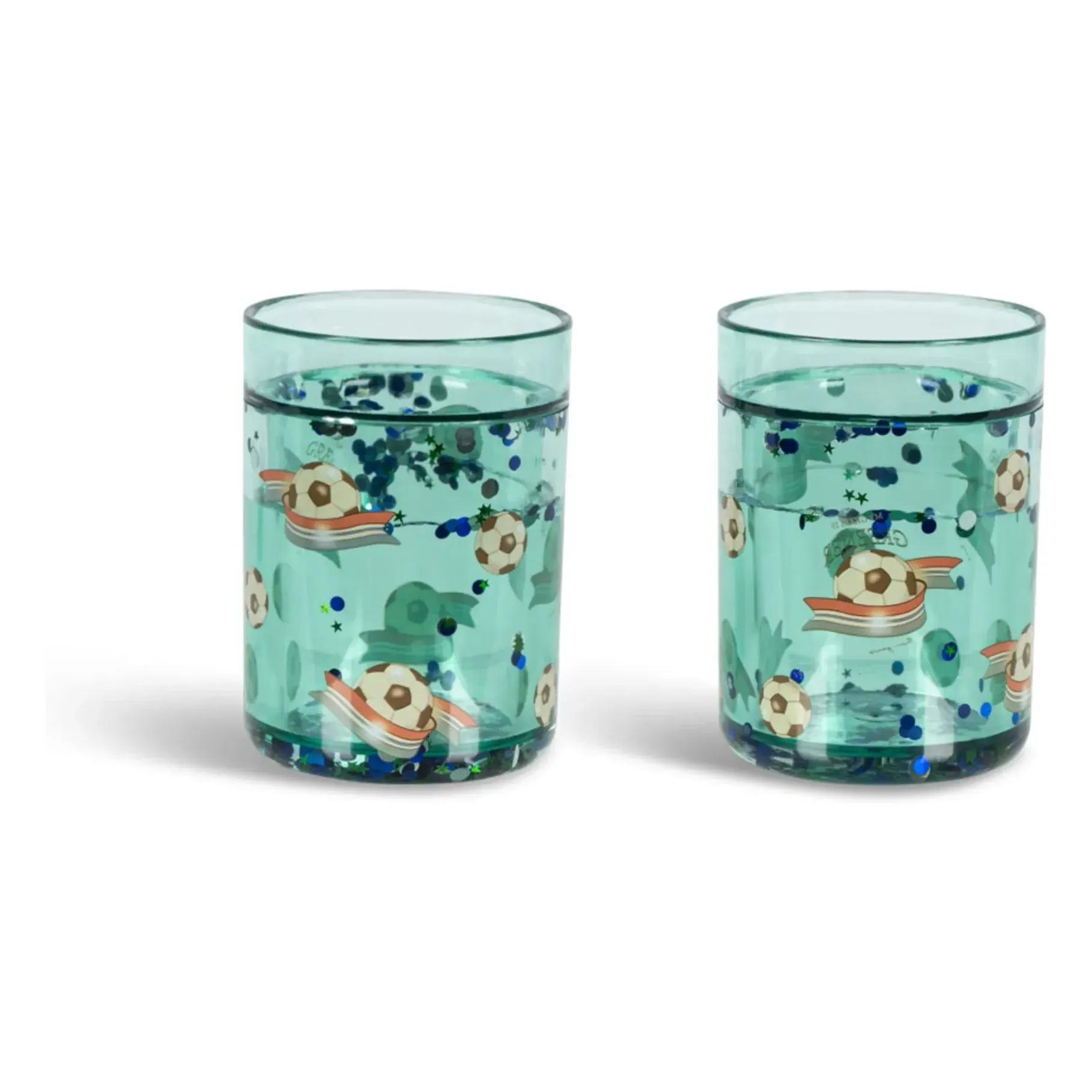 Kick It Glitter Cups Set of 2 - Blue product