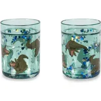 Konges Sløjd Crocodile Glitter Tumbler - Blue, PCTG alternate view