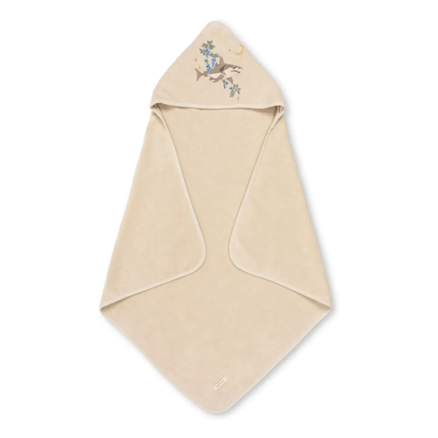 Konges Sløjd Hooded Bath Cape - Sand, Organic Cotton product