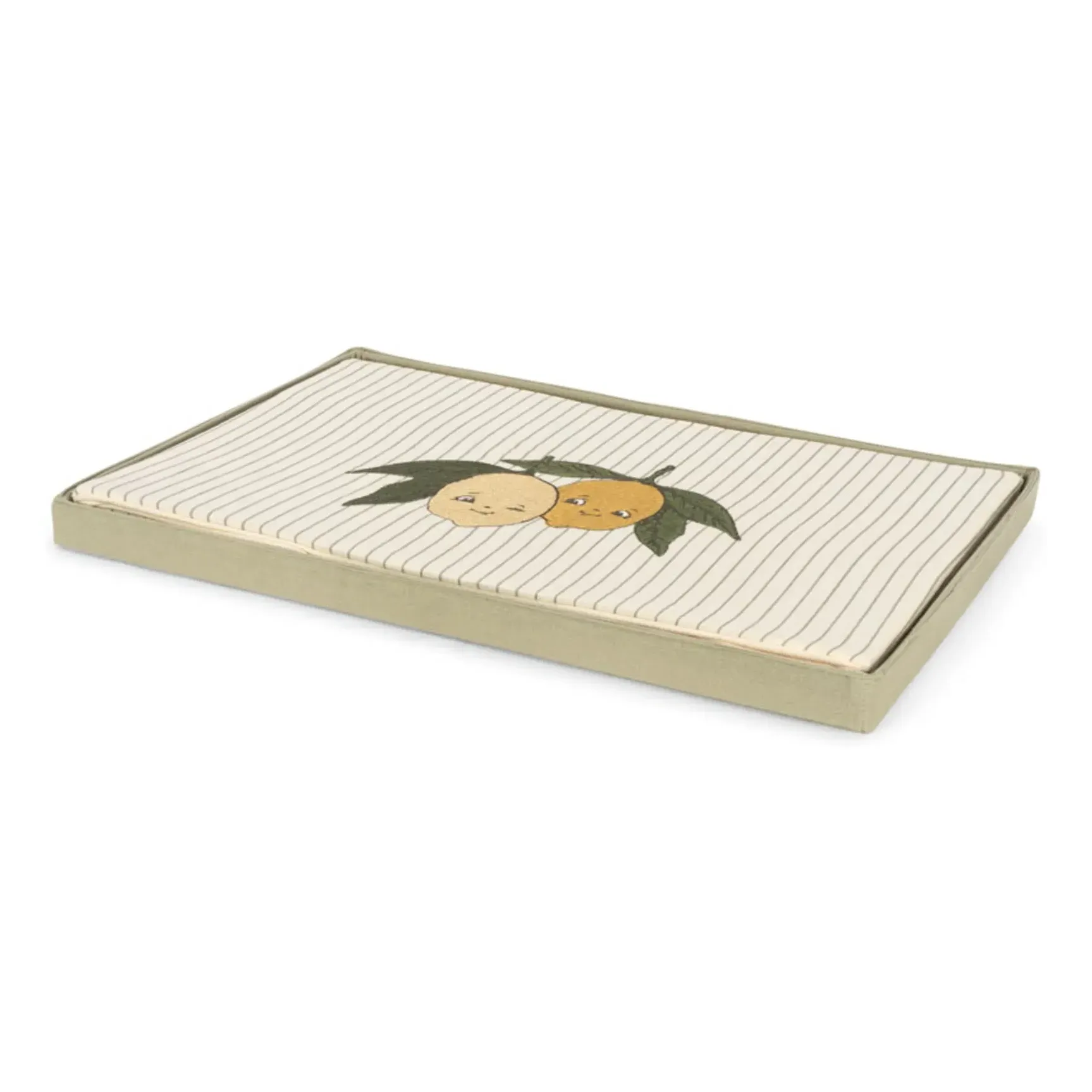 Konges Sløjd Lemon Storage Box - Olive, Cotton alternate view