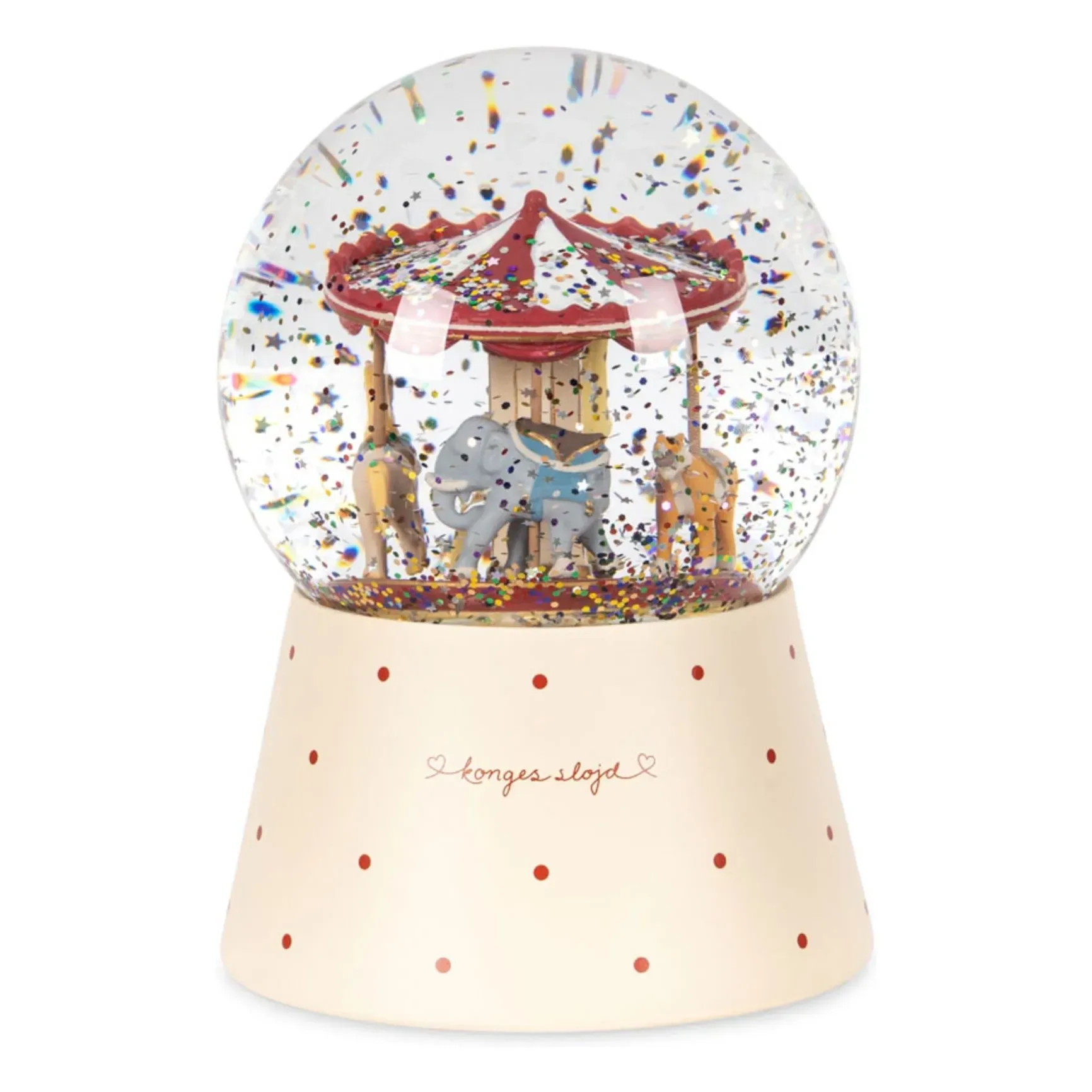 Sparkling Snow Globe - Blush, Glass & Resin product