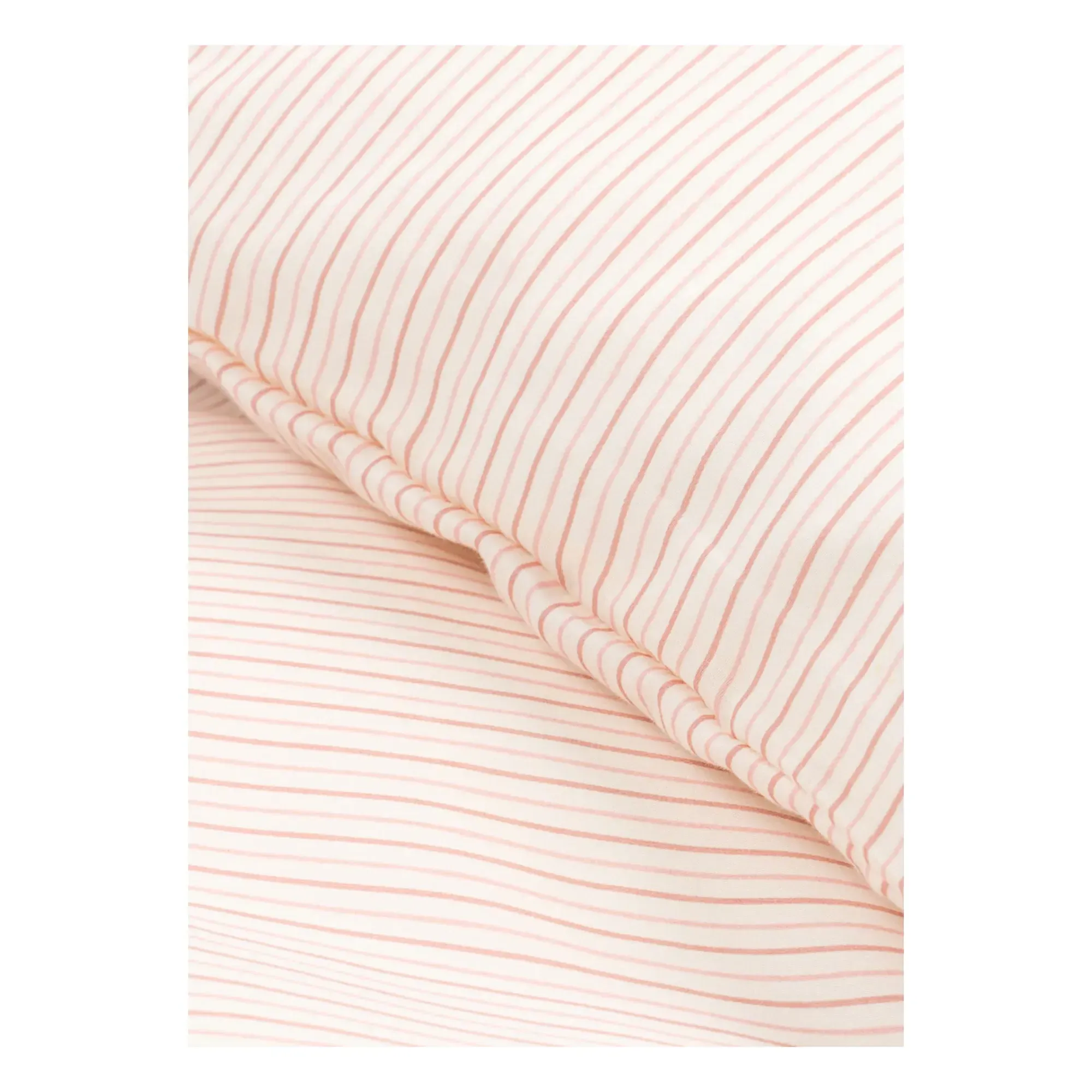 Stripie Junior Bed Linen Set - Pink, Organic Cotton alternate view