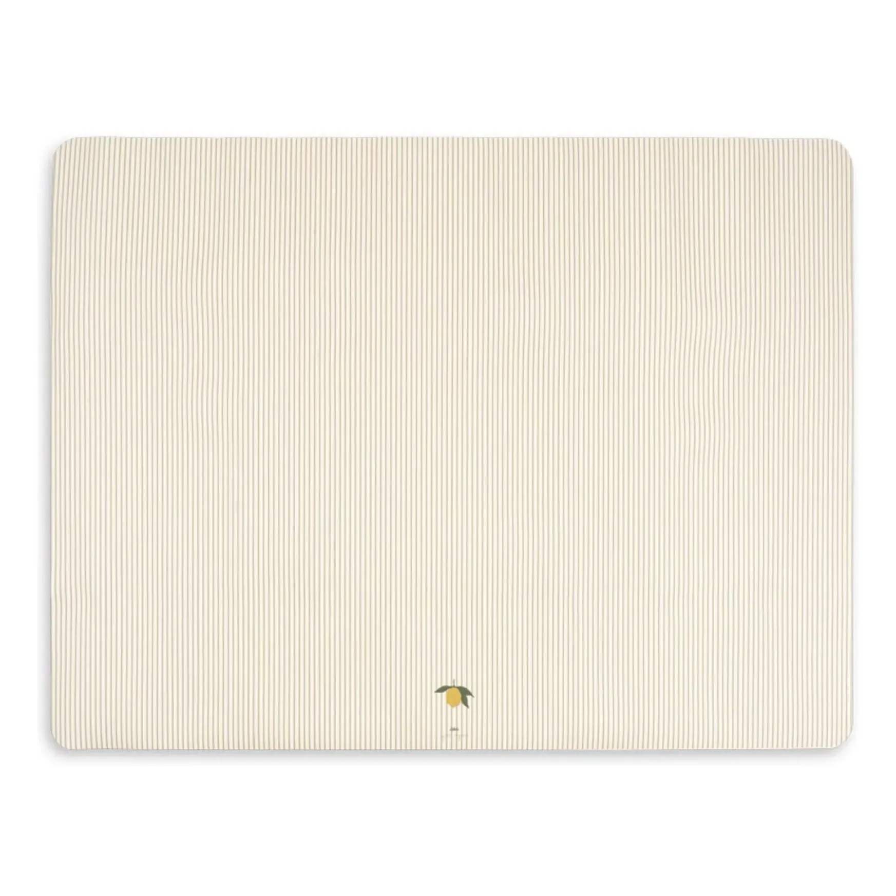 Tea Stripe Floor Mat - Cream, Vinyl product