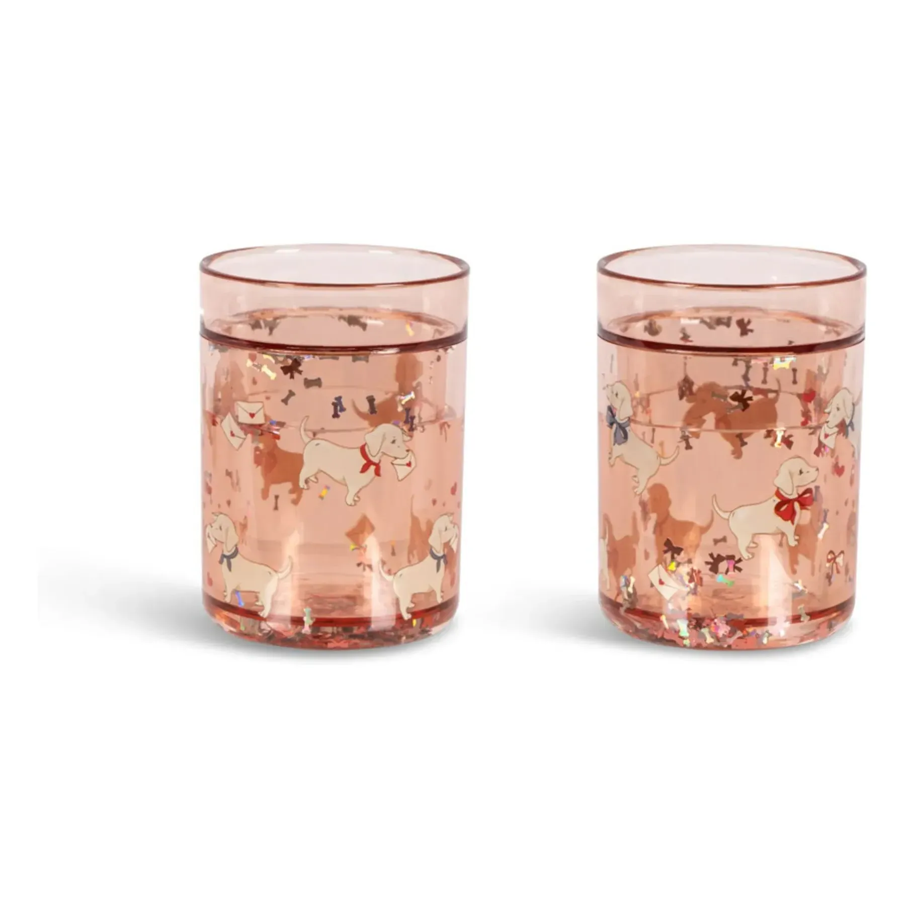 Woof Glitter Tumblers Set of 2 - Pink, PCTG product