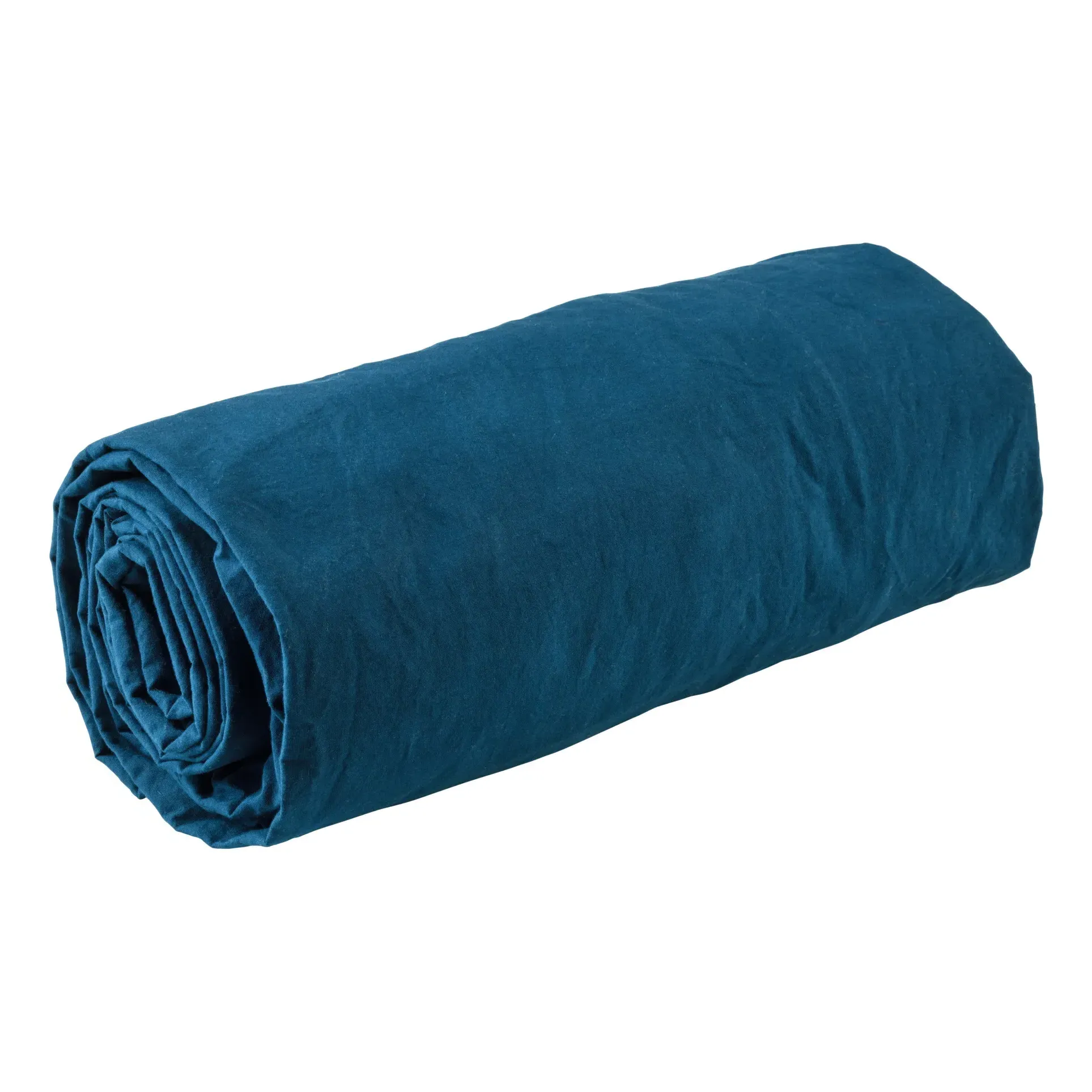Celeste Fitted Sheet - Peacock Blue, Organic Cotton product